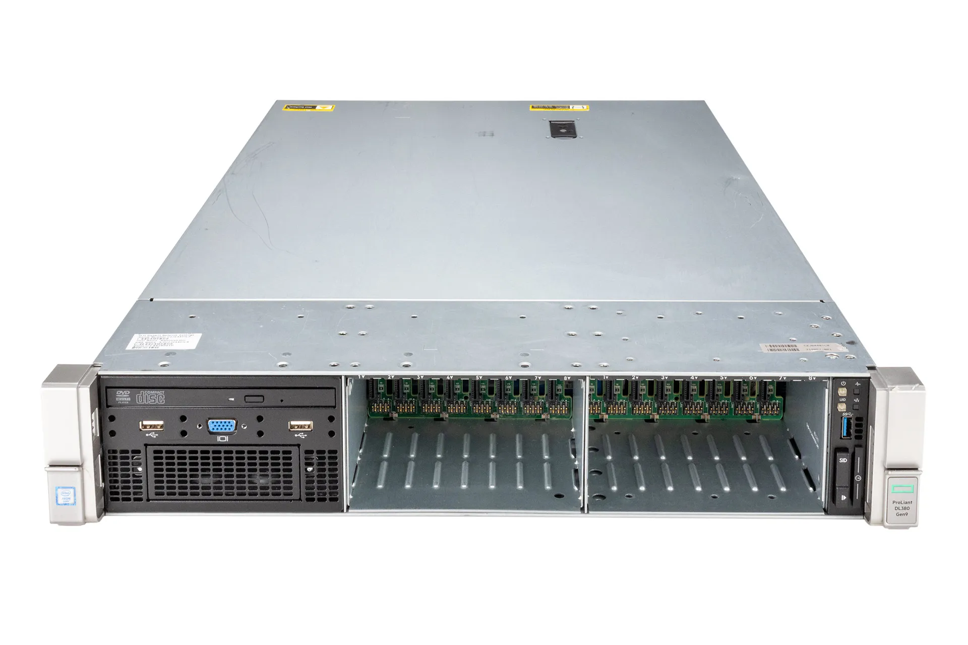 HPE ProLiant DL380 Gen9 Rack Server, 1x E5-2640v4 2.40GHz, 10-Core, 16xSFF, P440ar/2GB HPE ProLiant DL380 Gen9 Rack Server, 1x E5-2640v4 2.40GHz, 10-Core, 16xSFF, P440ar/2GB