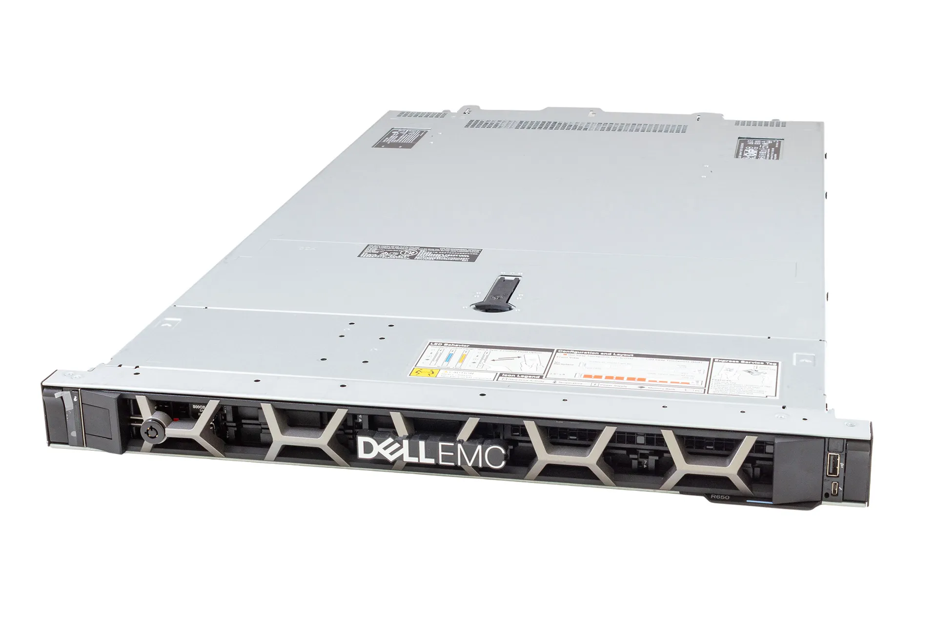 Dell PowerEdge R650 Rack Server, 2x Gold-6354, 3.00GHz, 18-Core, noRAM, 8xSFF, H745 Front