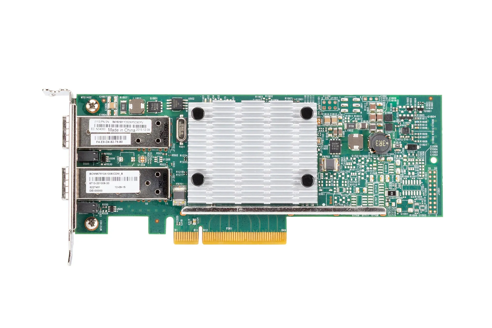 Lenovo Broadcom NetXtreme 10Gb Netzwerkkarte Ethernet SFP Dual Port Low Profile PCI-e NIC