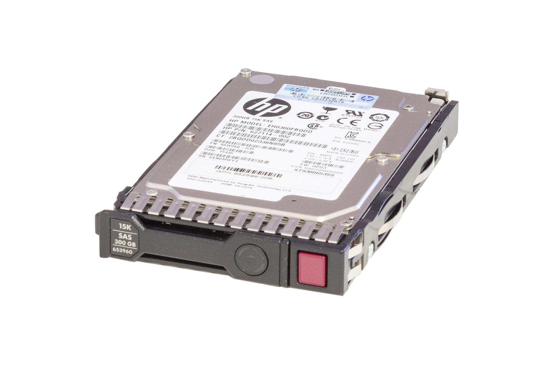 HPE HDD 300GB 6G SAS 15k 2.5“ SC ENT