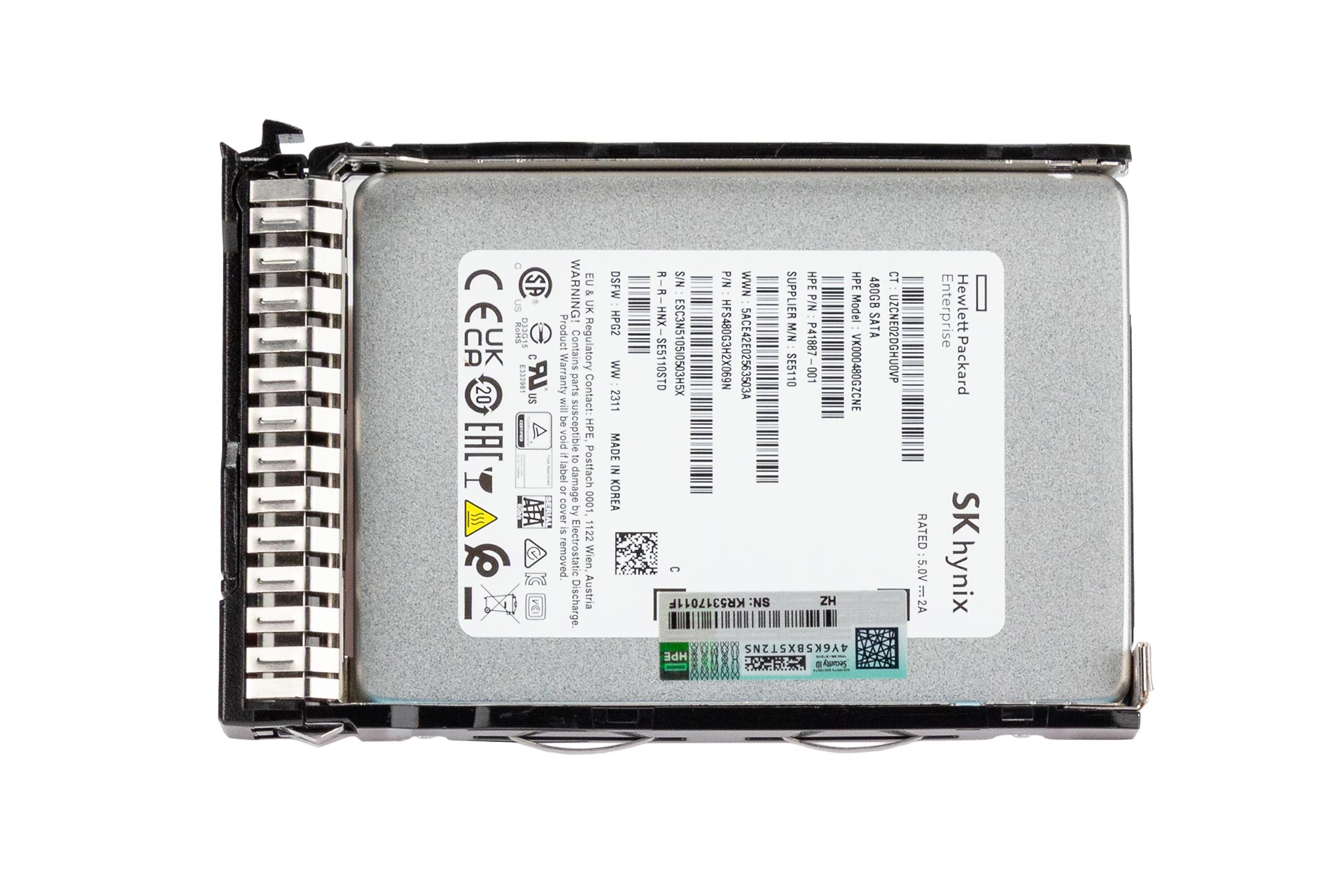 HPE 480GB 6G SATA SSD
