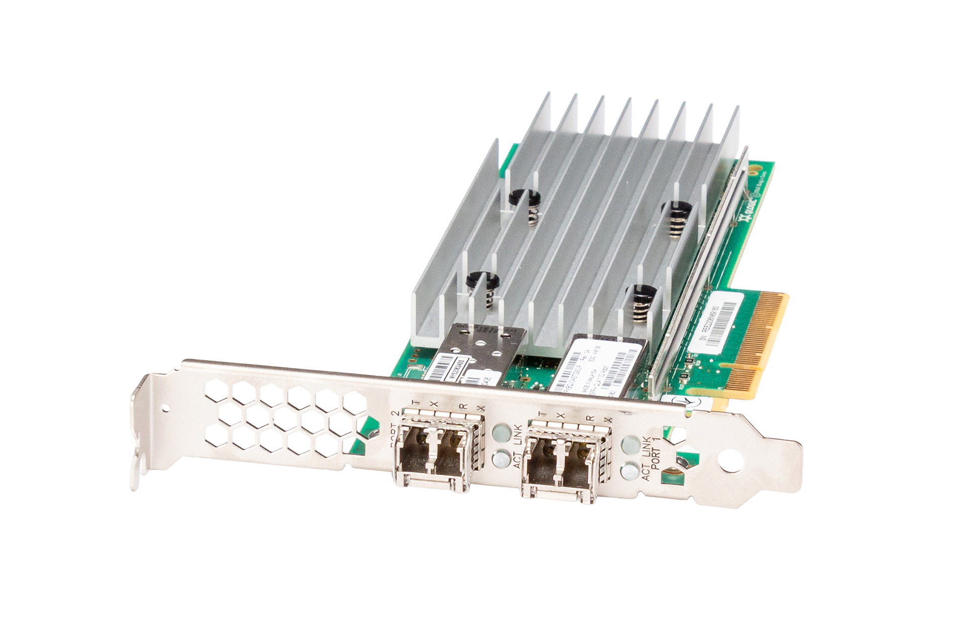 HPE QL41132 10GbE Netzwerkkarte SFP+ Dual Port PCIe NIC, inkl. 2x GBIC, P22199-001