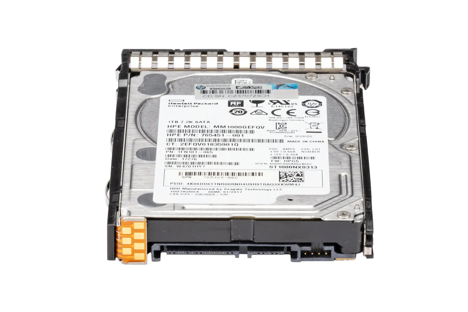 HPE 1TB 6G SATA HDD 7.2k, 2.5 Zoll SFF Festplatte für Server, SC HPE 1TB 6G SATA HDD 7.2k, 2.5 Zoll SFF Festplatte für Server, SC
