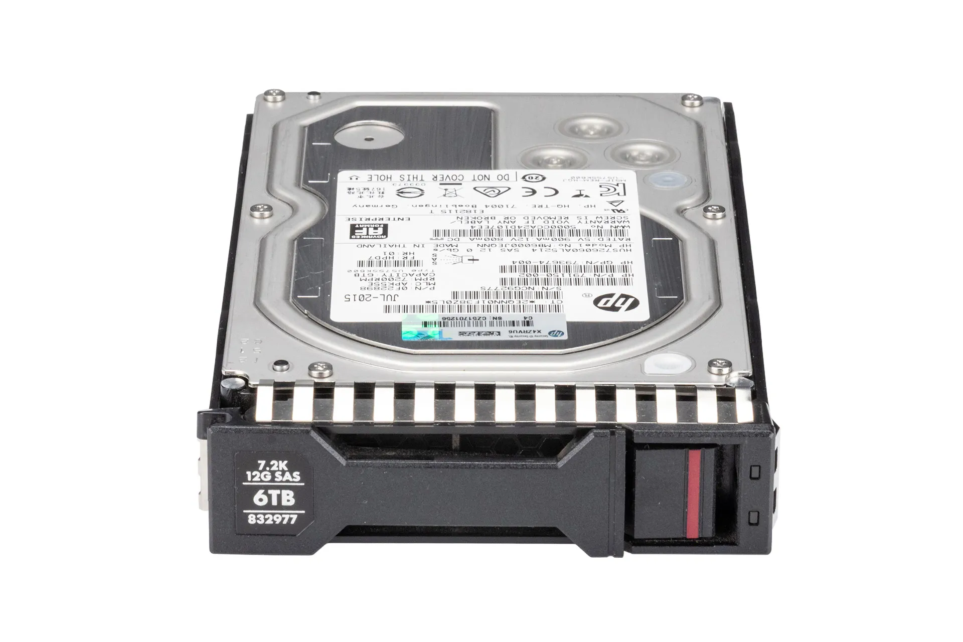 HPE 6TB 12G SAS HDD 7.2k, 3.5 Zoll LFF Storage Festplatte für StoreVirtual, 512n MDL