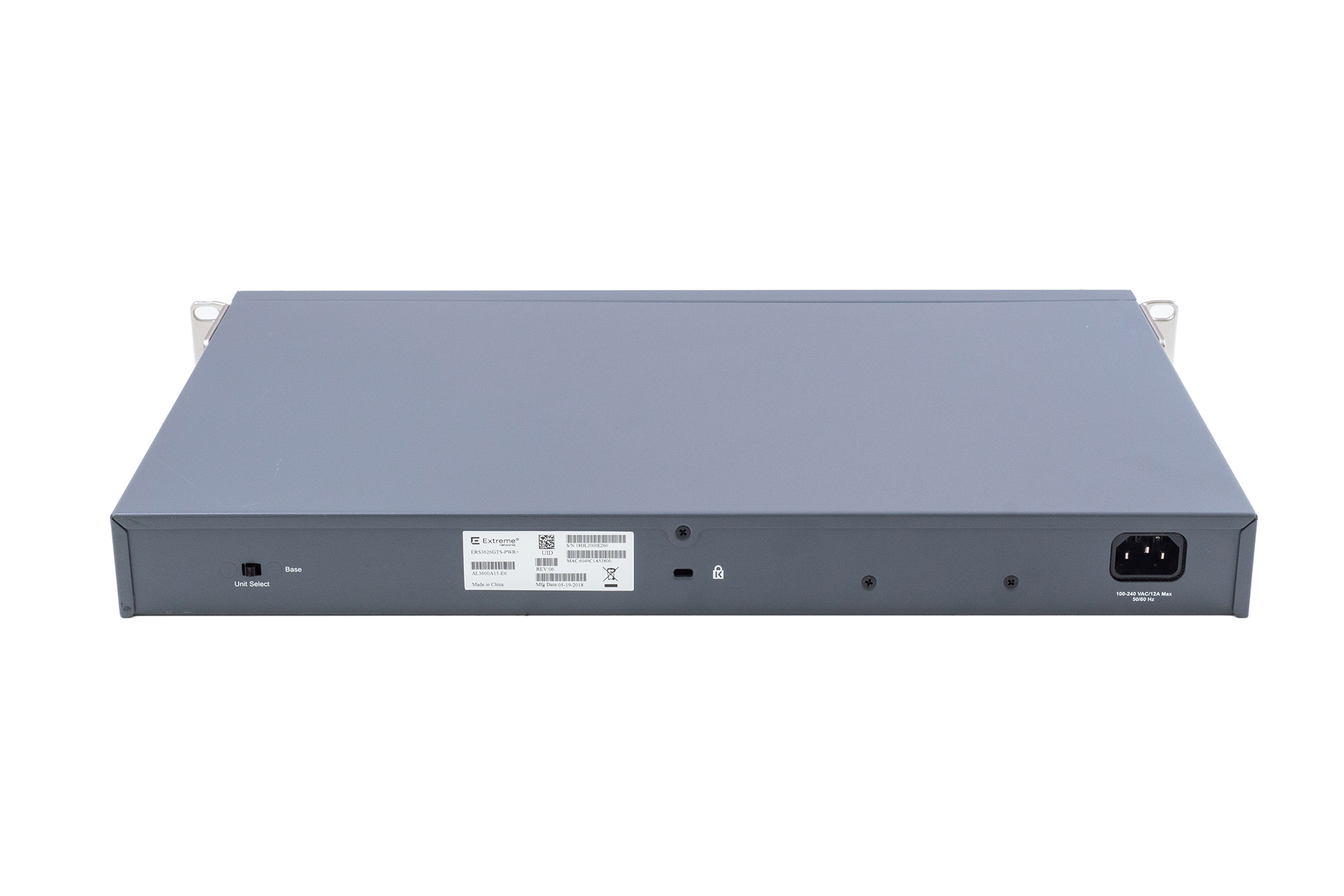 EXTREME NETWORKS Switch Ethernet Routing,  24x GbE RJ45 PoE (max 720W), 2x shared SFP, 2x 10GbE SFP+