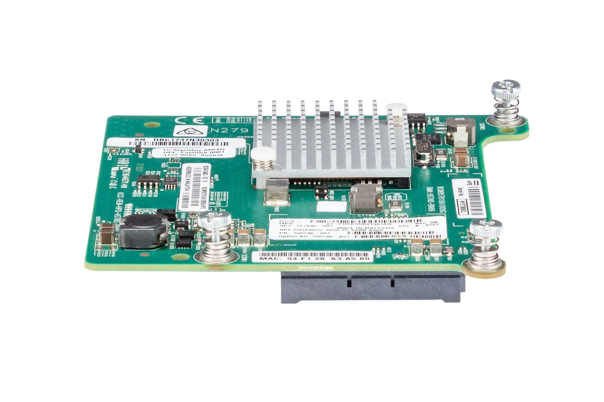 HPE Flexfabric 534M 10GbE Netzwerkkarte Ethernet Dual Port Mezzanine NIC HPE Flexfabric 534M 10GbE Netzwerkkarte Ethernet Dual Port Mezzanine NIC