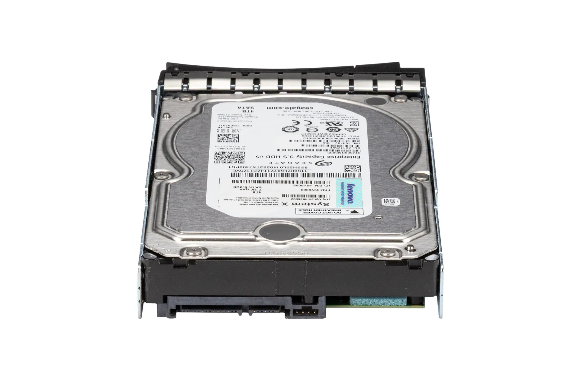 Lenovo 4TB 6G SATA HDD 7.2K, 3.5 Zoll LFF Festplatte für Server