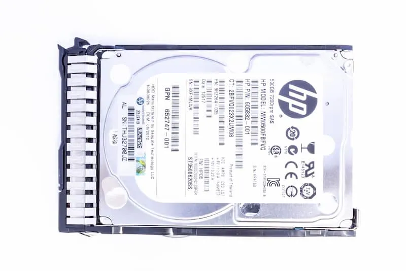 HPE HDD 500GB 6G SAS 7.2k SC 2.5" HPE HDD 500GB 6G SAS 7.2k SC 2.5"