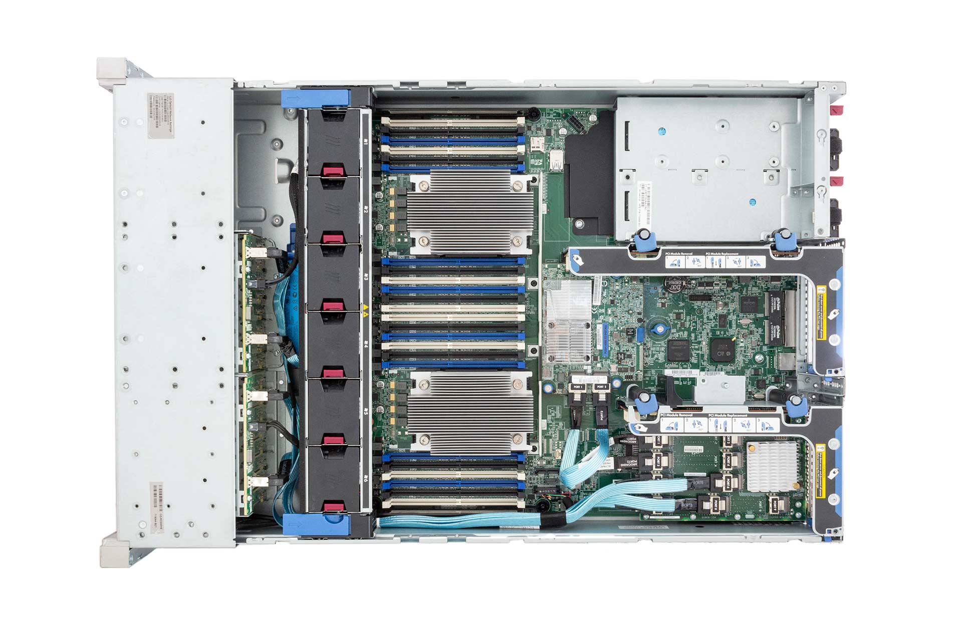 HPE-DL380-Gen9-16xSFF-P440ar/2GB/Exp.-2x-PCI-Cage-2x500W