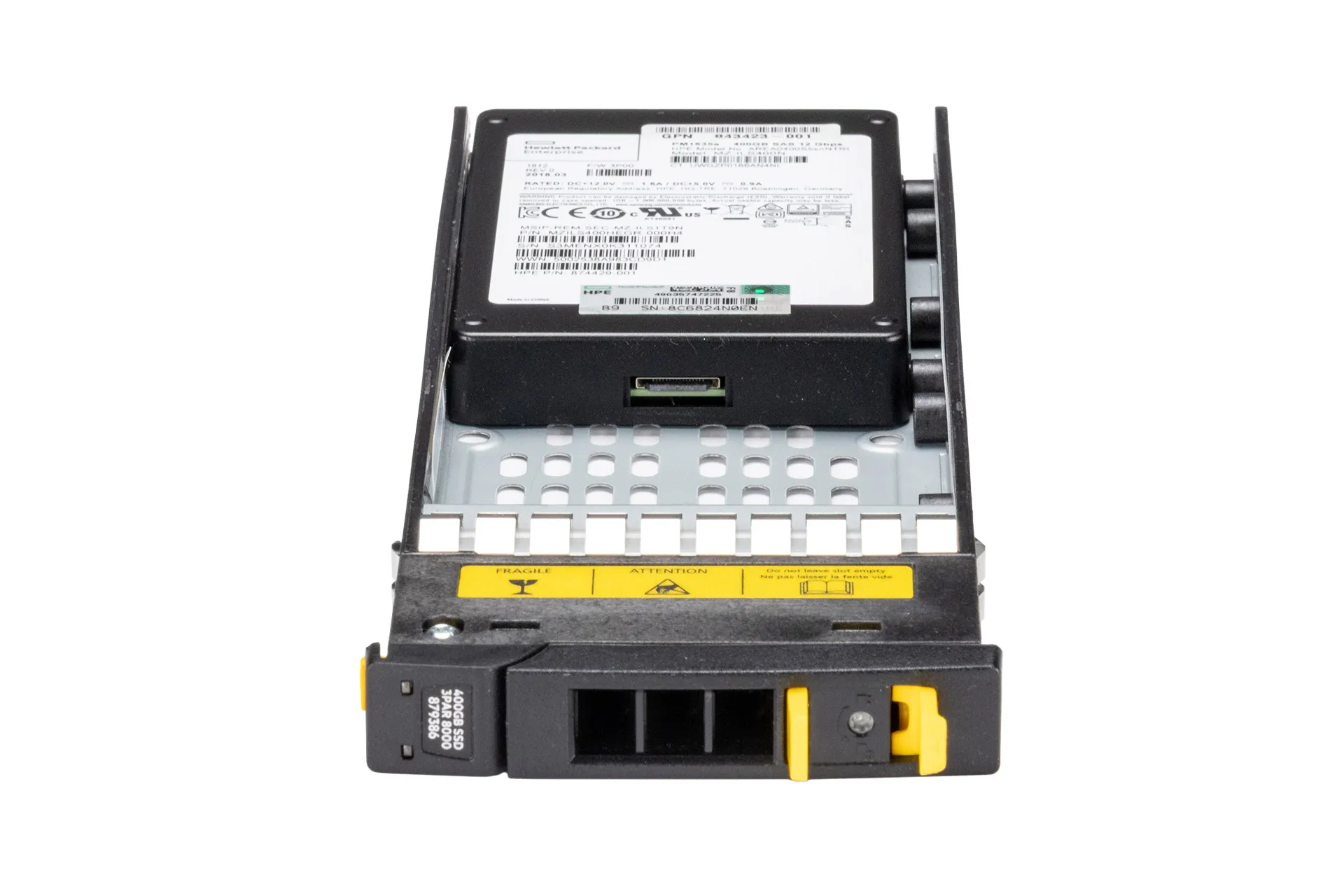 HPE 3PAR SSD 400GB 12G SAS 2.5 Zoll SFF Storage Festplatte für StoreServ 8000, 520b