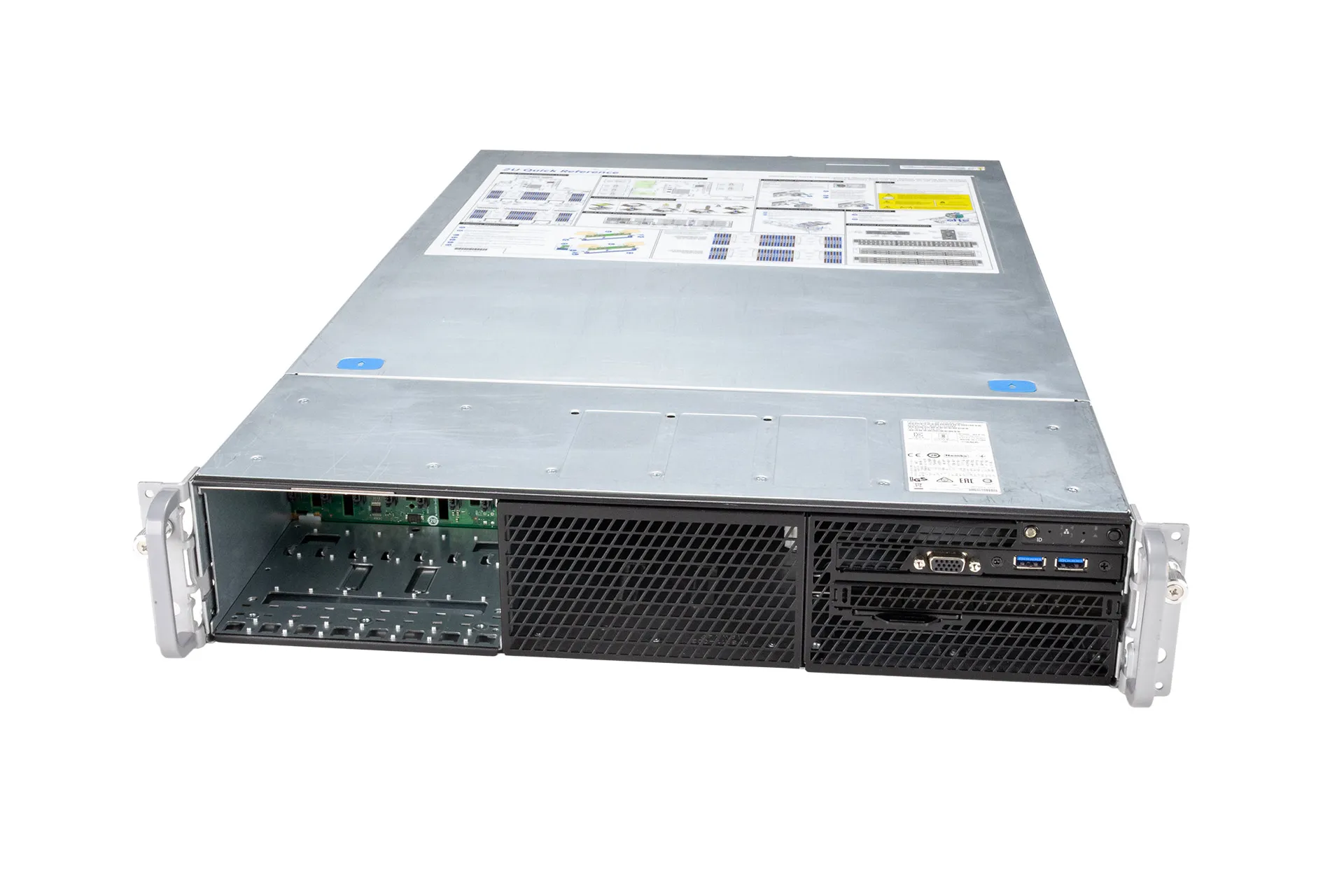 Intel 2U Rack Server, 2x Silver 4214 2.20GHz, 12-Core, 8x SFF NVMe, inkl. Schienen