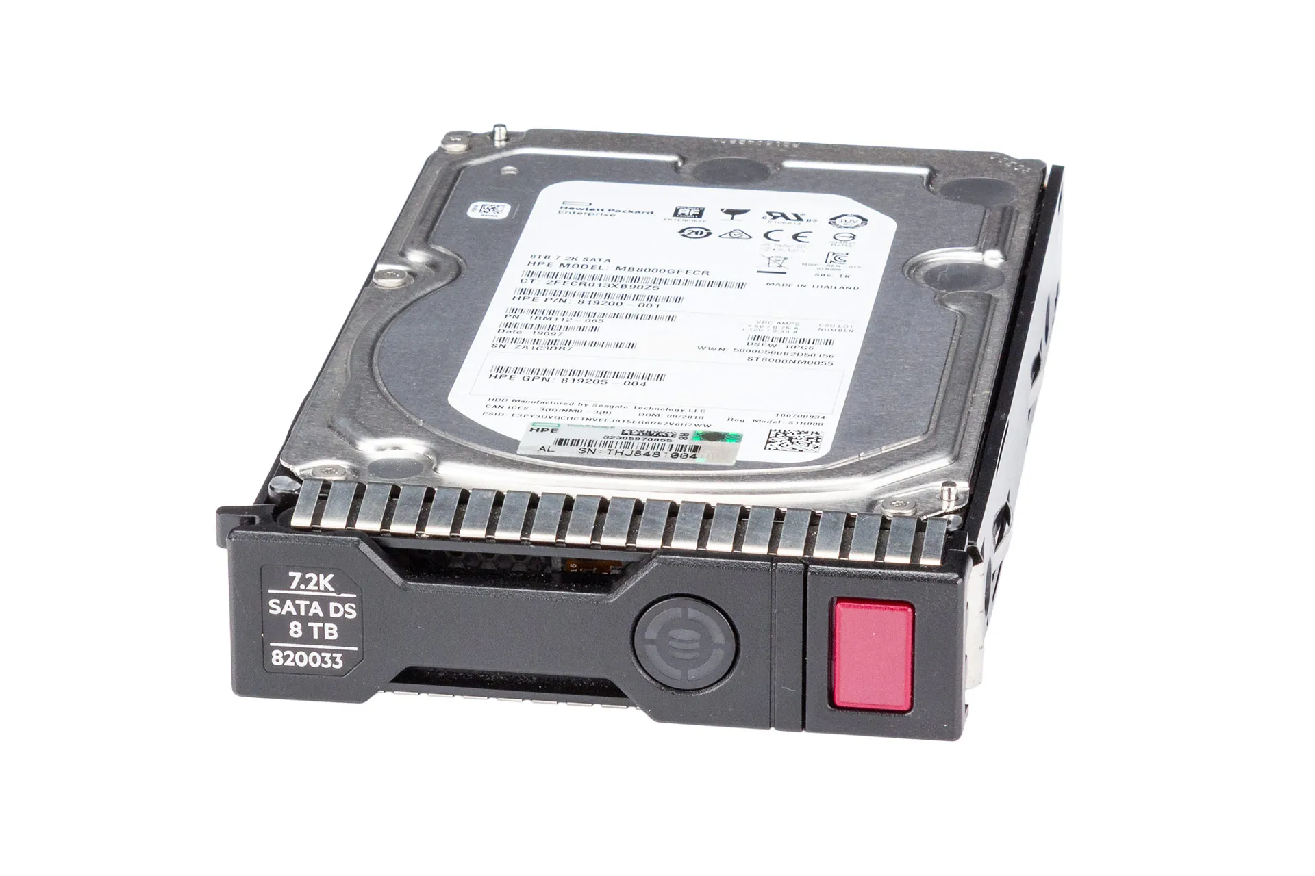 HPE 8TB 6G SATA HDD 7.2k, 3.5" LFF Festplatte für Server