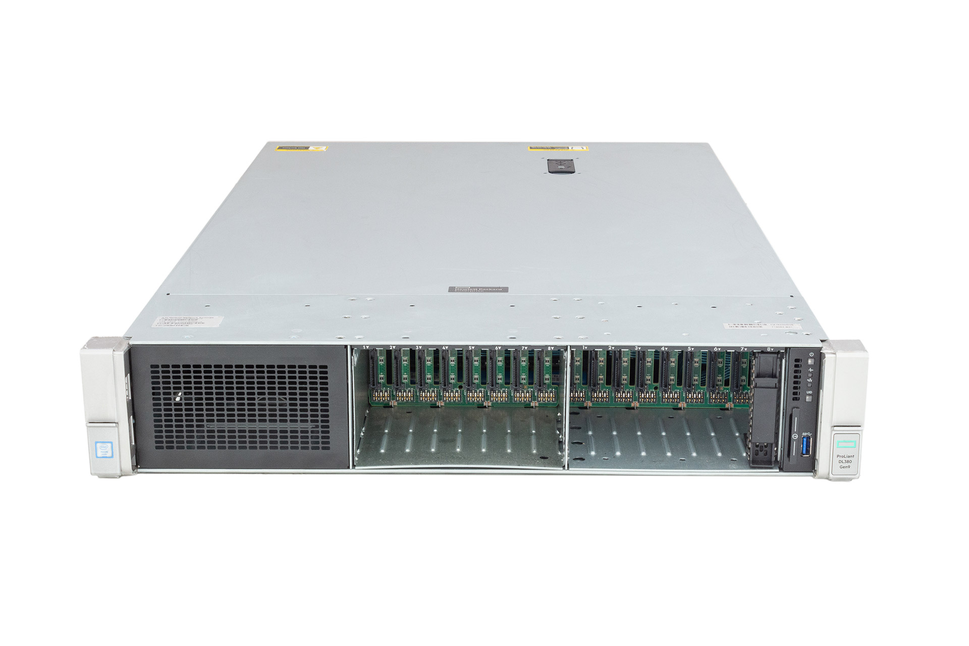 HPE-DL380-Gen9-16xSFF-P440ar/2GB/Exp.-2x-PCI-Cage-2x500W