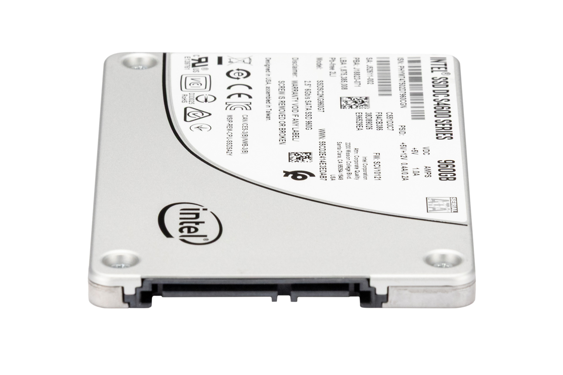 Intel 960GB 6G SATA SSD, 2.5 Zoll SFF Festplatte für Server, DC-S4600 Series