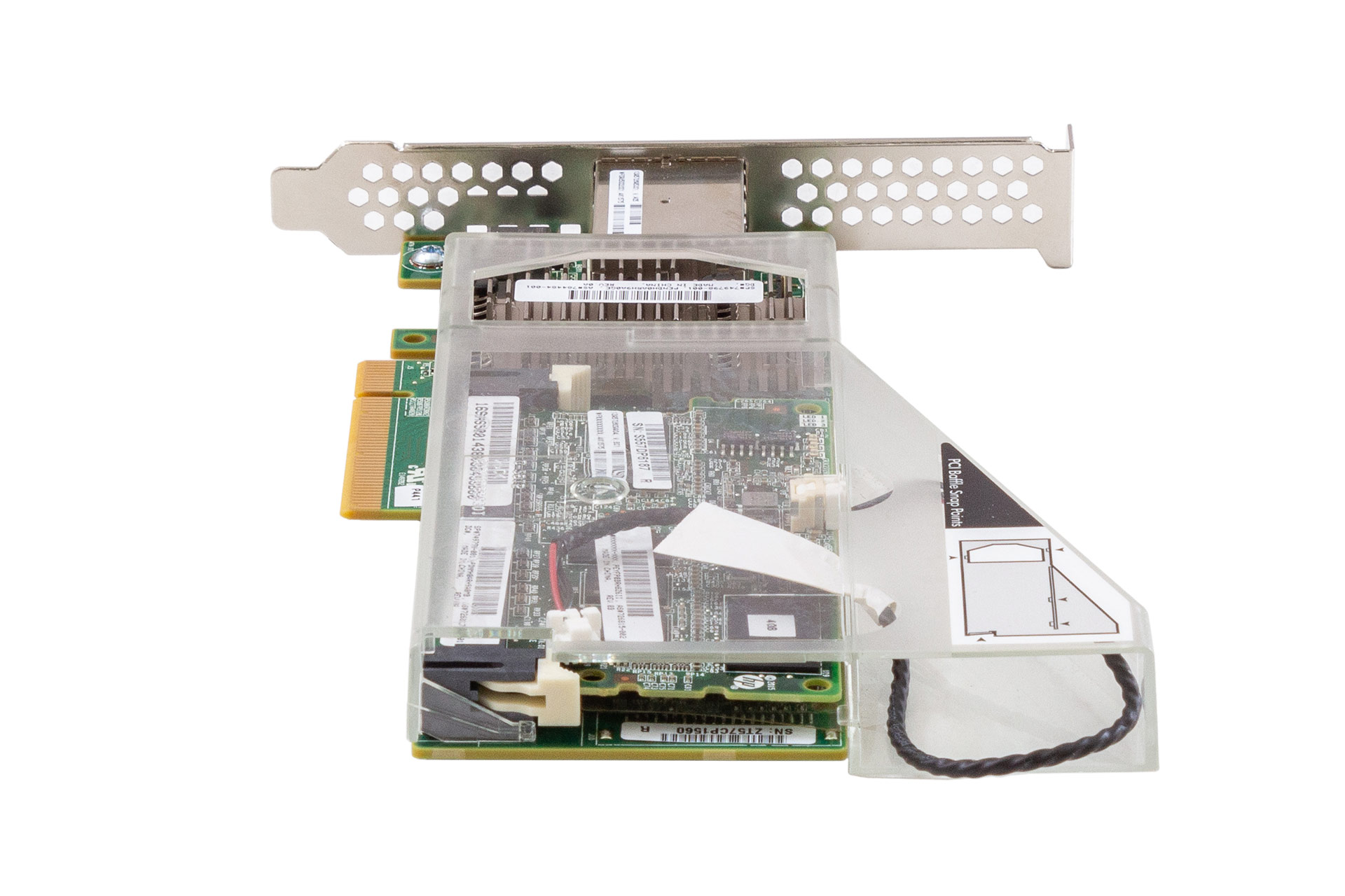 HP Smart Array P441/4GB 12GB 2P SAS Controller w/o Battery, back HP Smart Array P441/4GB 12GB 2P SAS Controller w/o Battery, back