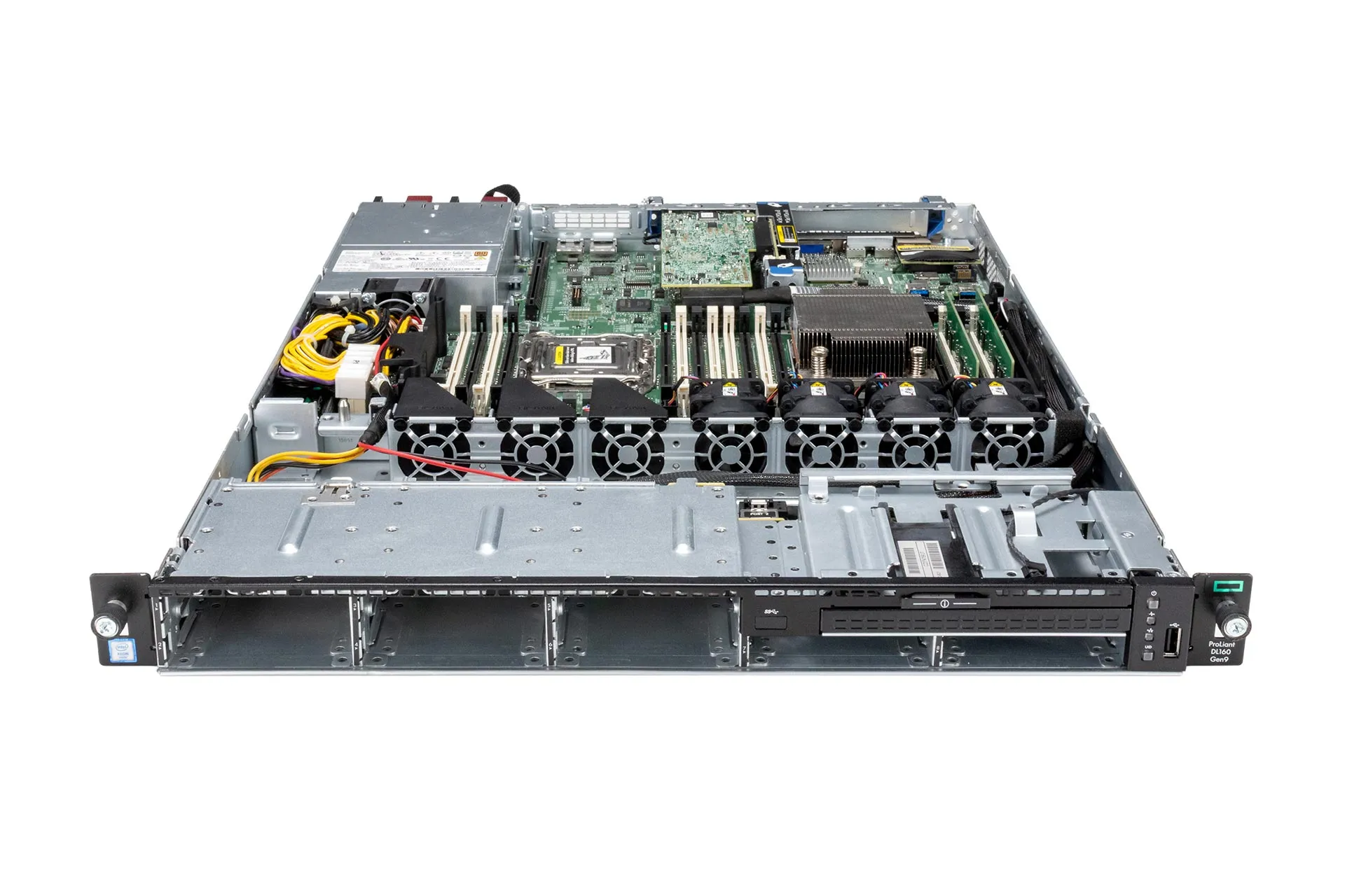 HPE ProLiant DL160 Gen9 Rack Server, 1x E5-2603v4 1.70GHz, 6-Core, 16GB RAM, 2x 300GB HDD (8xSFF), P440