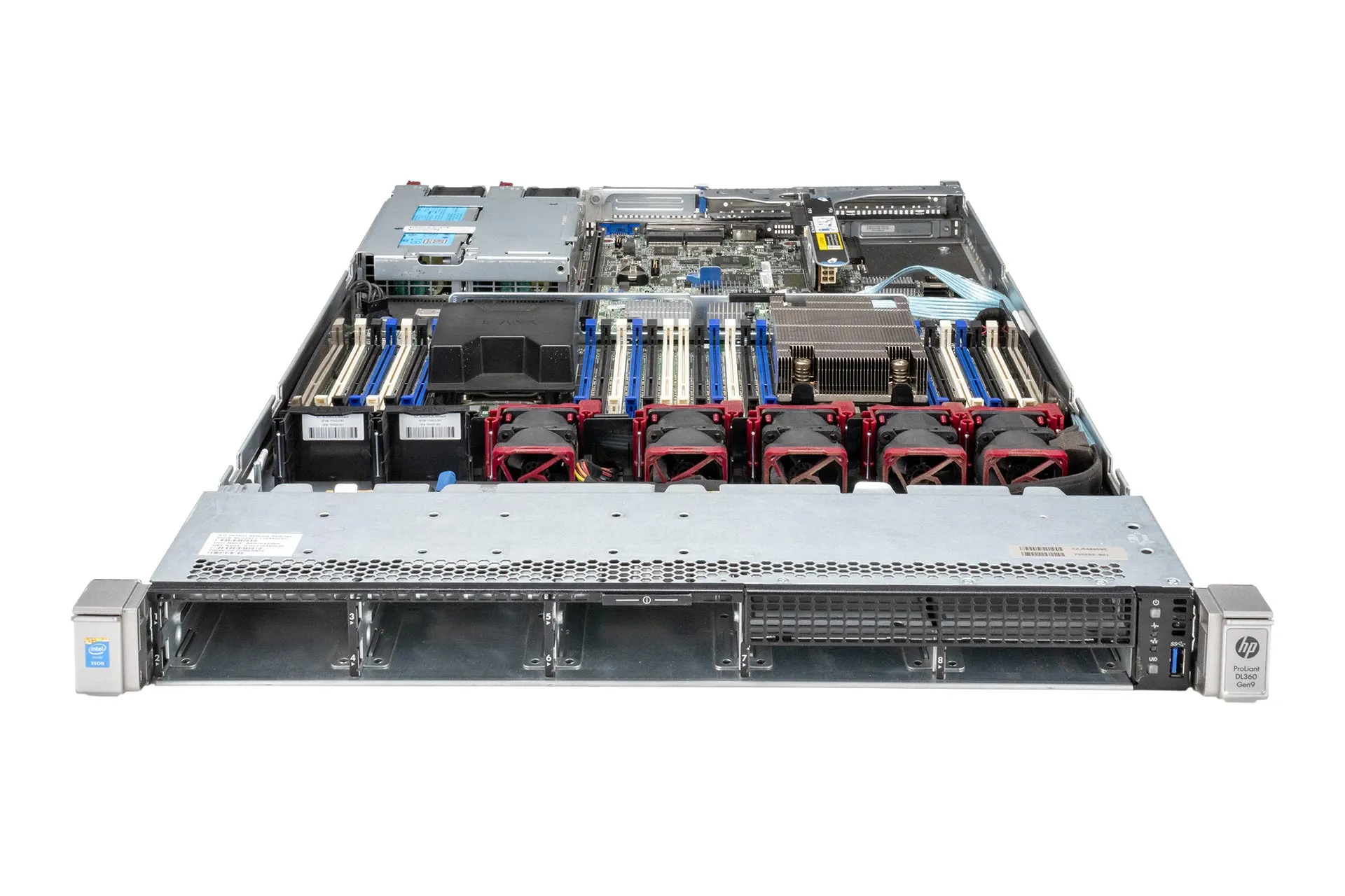 HPE ProLiant DL360 Gen9 Rack Server, 1x E5-2630v3 2.4GHz, 8-Core, noRAM, 8xSFF, P440ar/2GB HPE ProLiant DL360 Gen9 Rack Server, 1x E5-2630v3 2.4GHz, 8-Core, noRAM, 8xSFF, P440ar/2GB