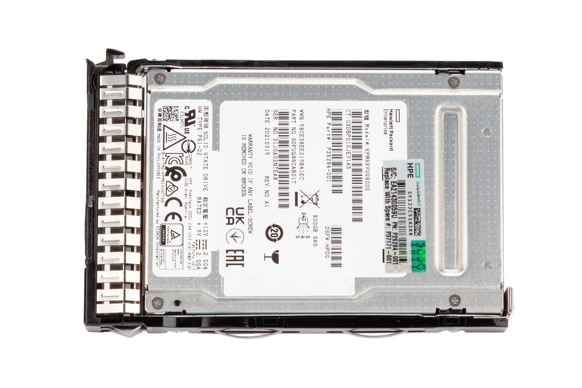 HPE 800GB 12G SAS SSD
