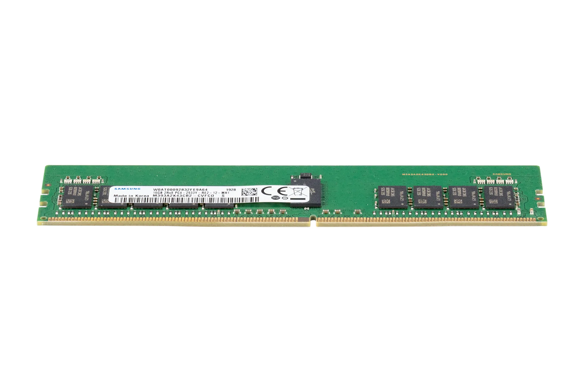 Samsung 16GB DDR4 RAM 2Rx8 PC4-2933Y-R regECC Samsung 16GB DDR4 RAM 2Rx8 PC4-2933Y-R regECC
