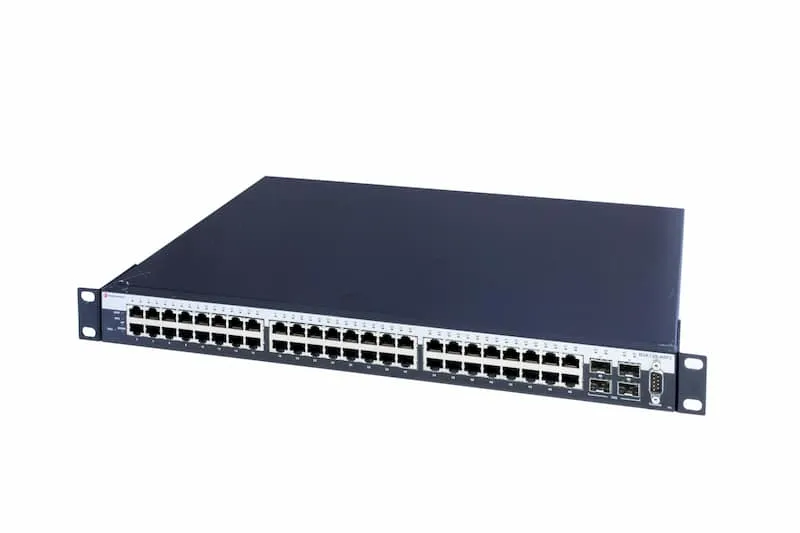 Extreme Networks (Enterasys) Switch, 48x 1GbE RJ45 POE, 4x 10GbE SFP (2xshared), 2x HS-Stack-Ports