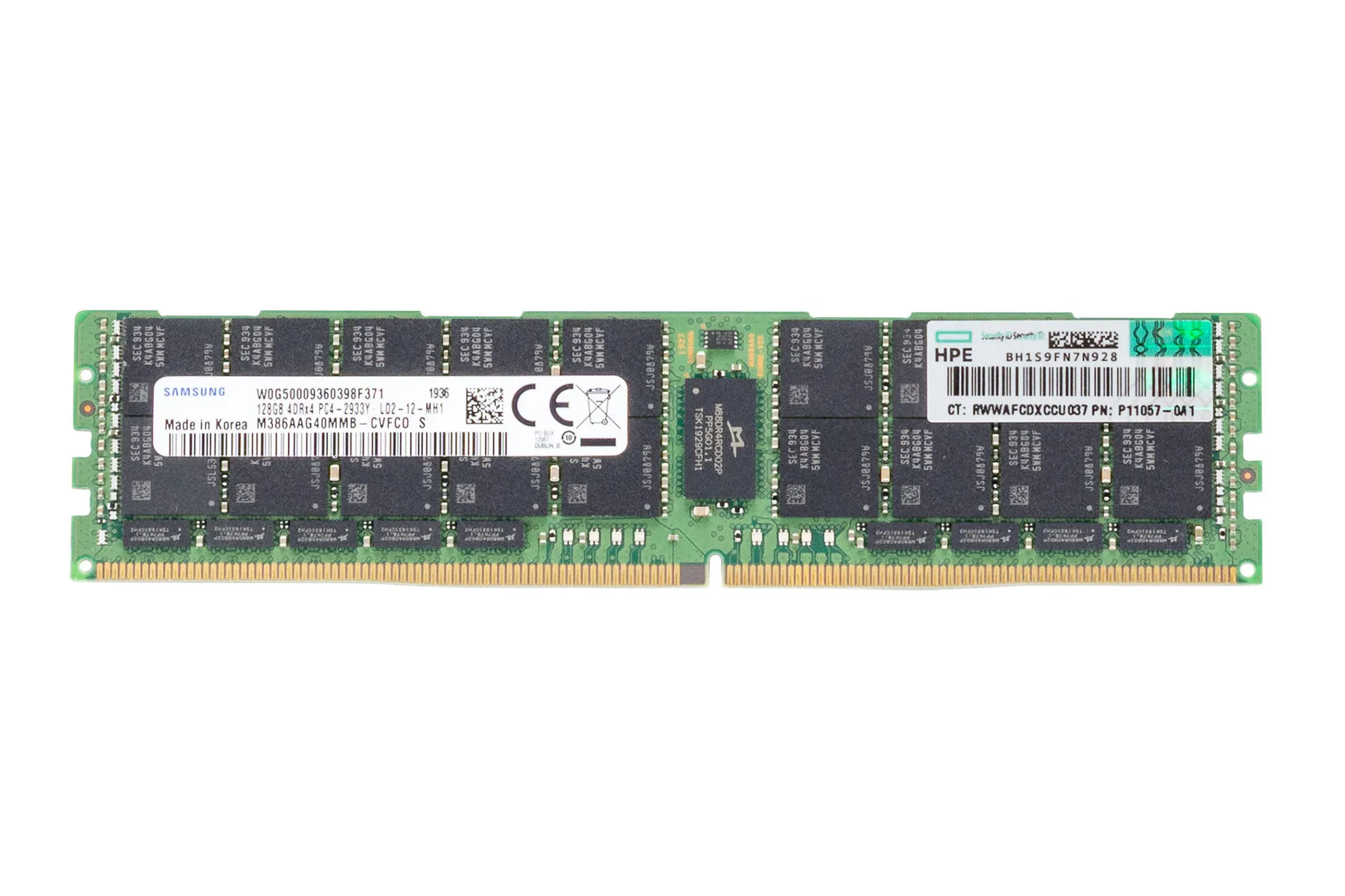 HPE 128GB DDR4 RAM 4DRX4 PC4-2933Y (or 3200AA) regECC