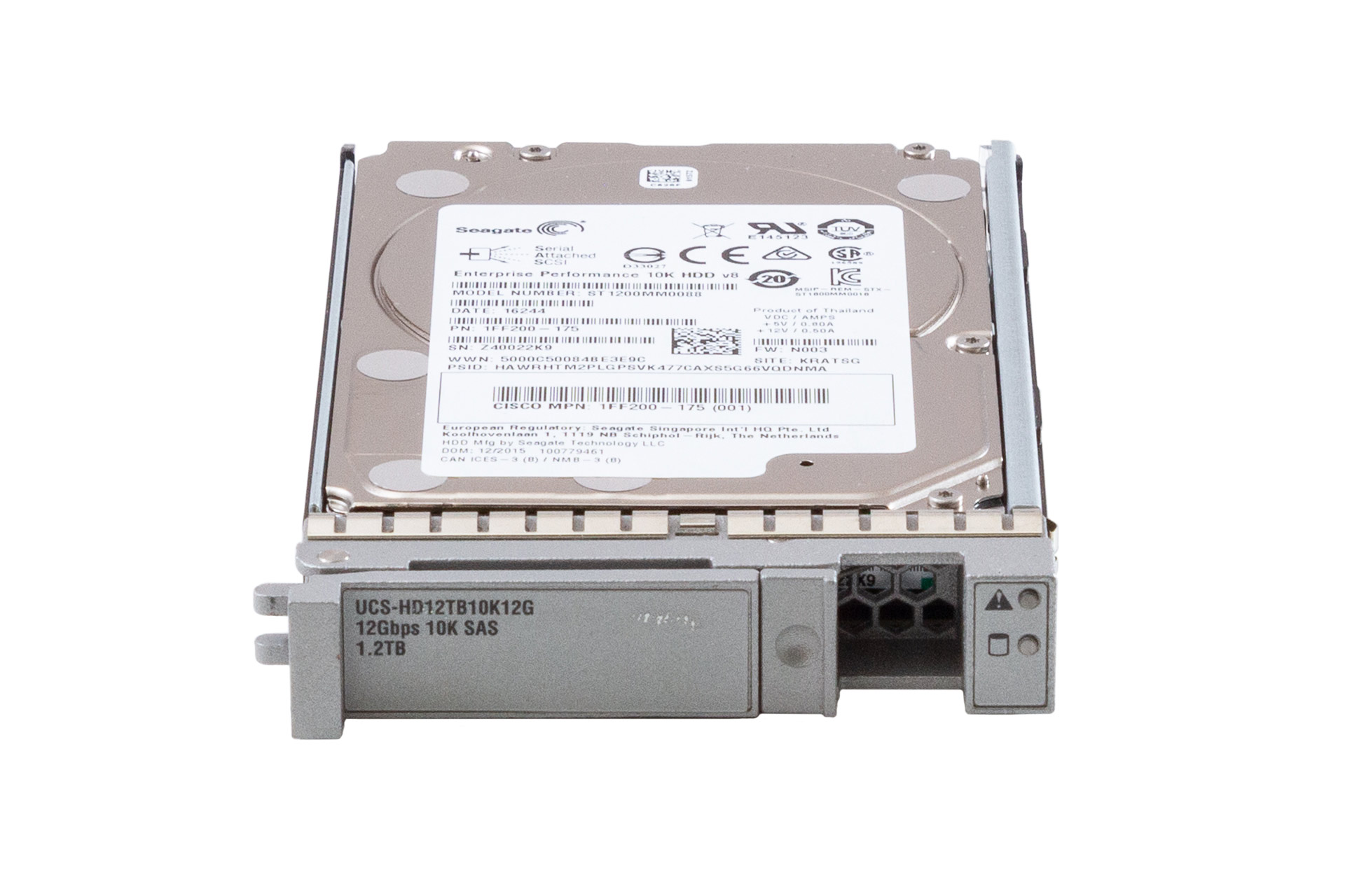 Cisco UCS HDD 1.2TB 12G SAS 10K 2.5" SFF Festplatte inkl. Carrier 800-35052-01 (M3/M4) Cisco UCS HDD 1.2TB 12G SAS 10K 2.5" SFF Festplatte inkl. Carrier 800-35052-01 (M3/M4)