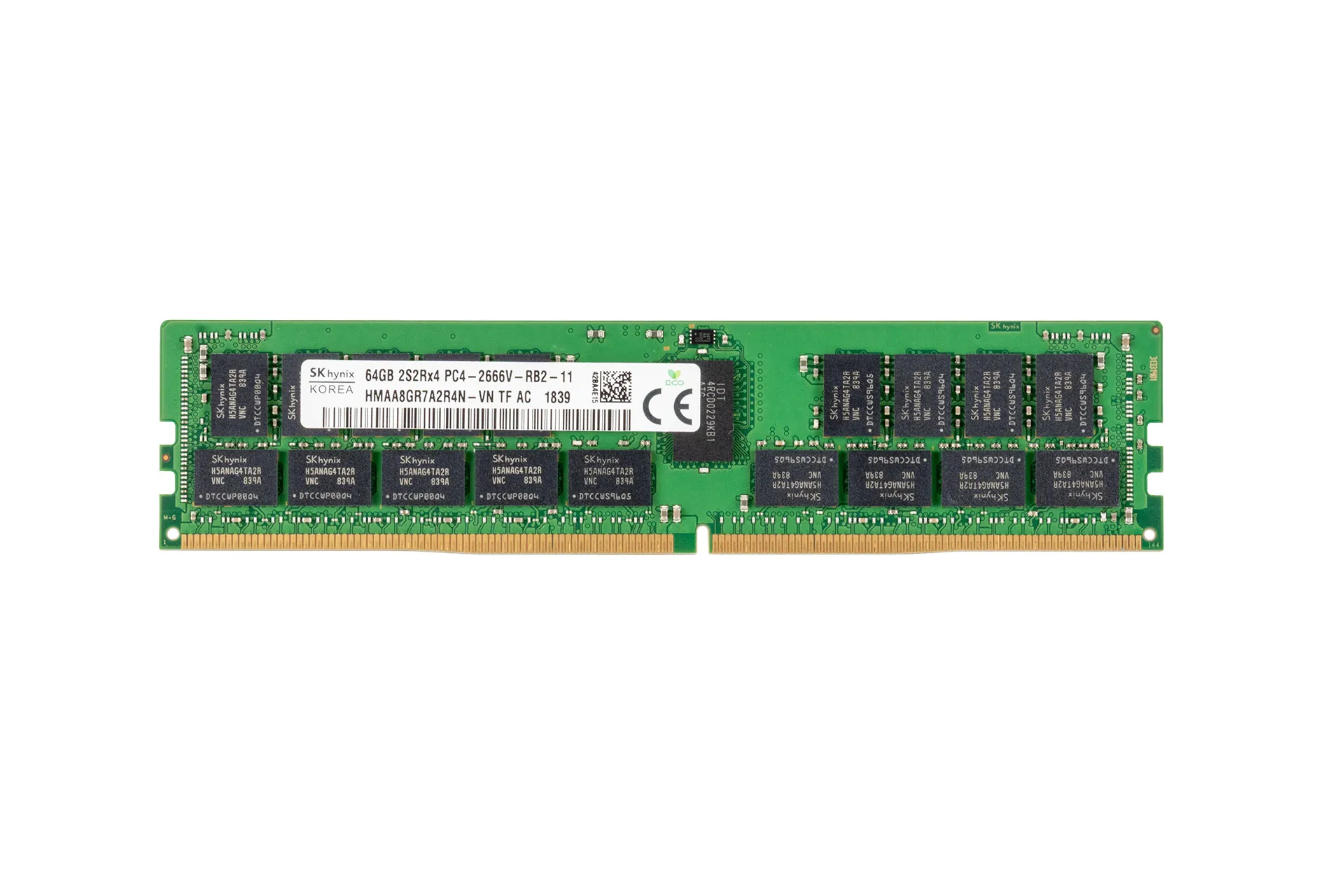 HYNIX 64GB DDR4 RAM 2SRx4 PC4-2666V-RB2 regECC HYNIX 64GB DDR4 RAM 2SRx4 PC4-2666V-RB2 regECC
