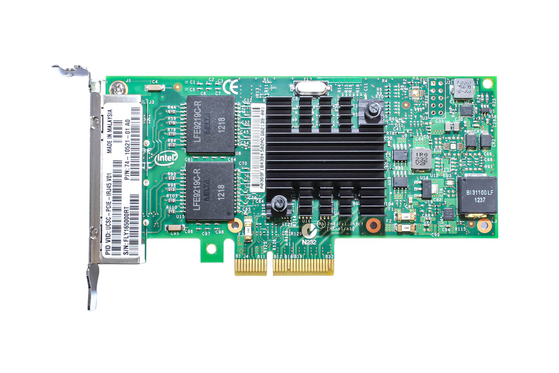 Cisco UCS Intel i350 1Gb Netzwerkkarte RJ45 Quad Port PCIe NIC
