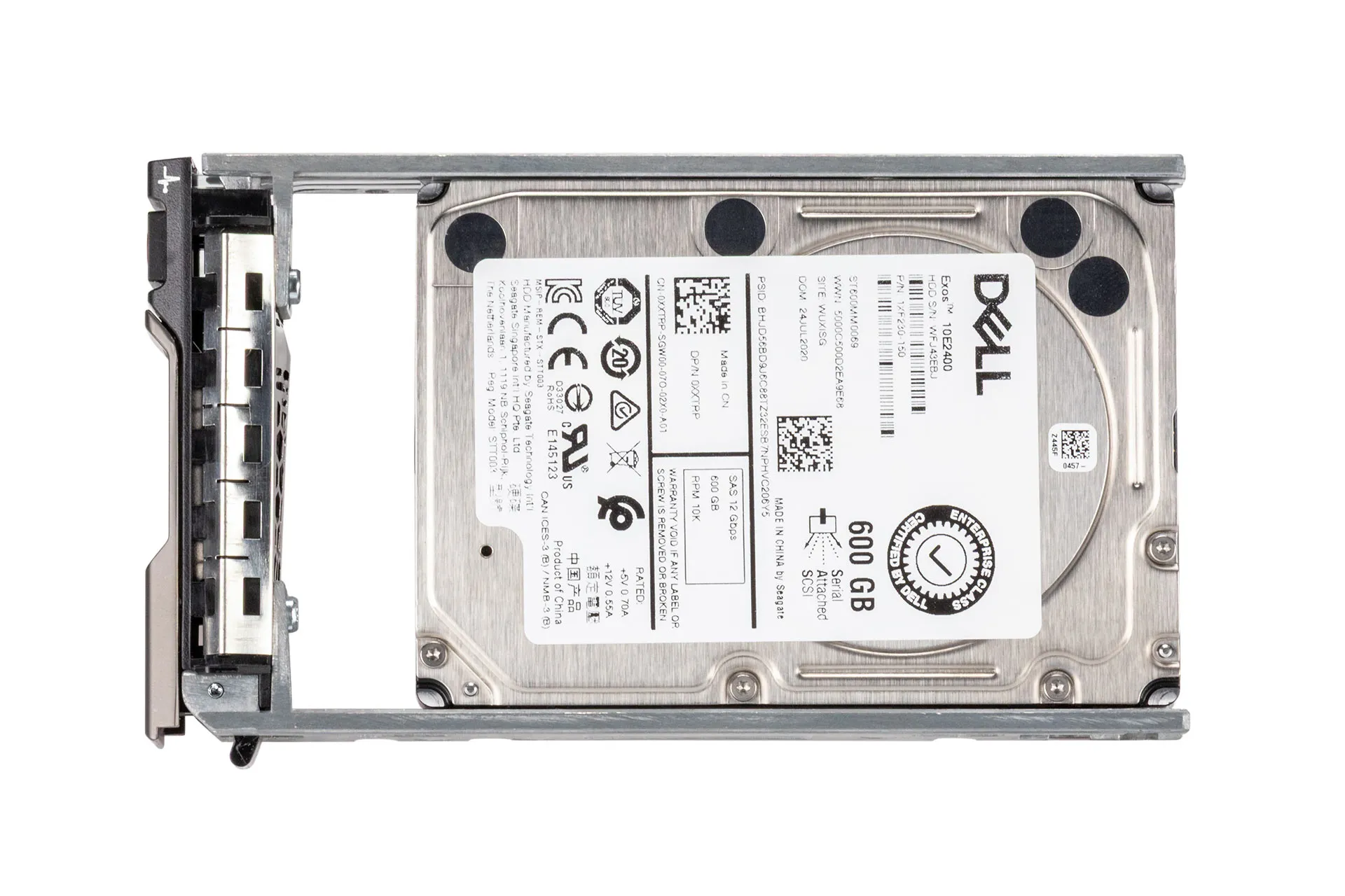 Dell 600GB 12G SAS HDD 10k, 2.5 Zoll SFF Festplatte für Server Dell 600GB 12G SAS HDD 10k, 2.5 Zoll SFF Festplatte für Server
