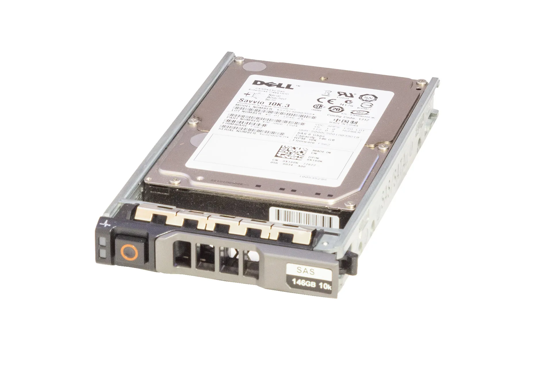 0X160K DELL HDD 146GB 6G SAS 10k 2.5", ST914803SS, cover