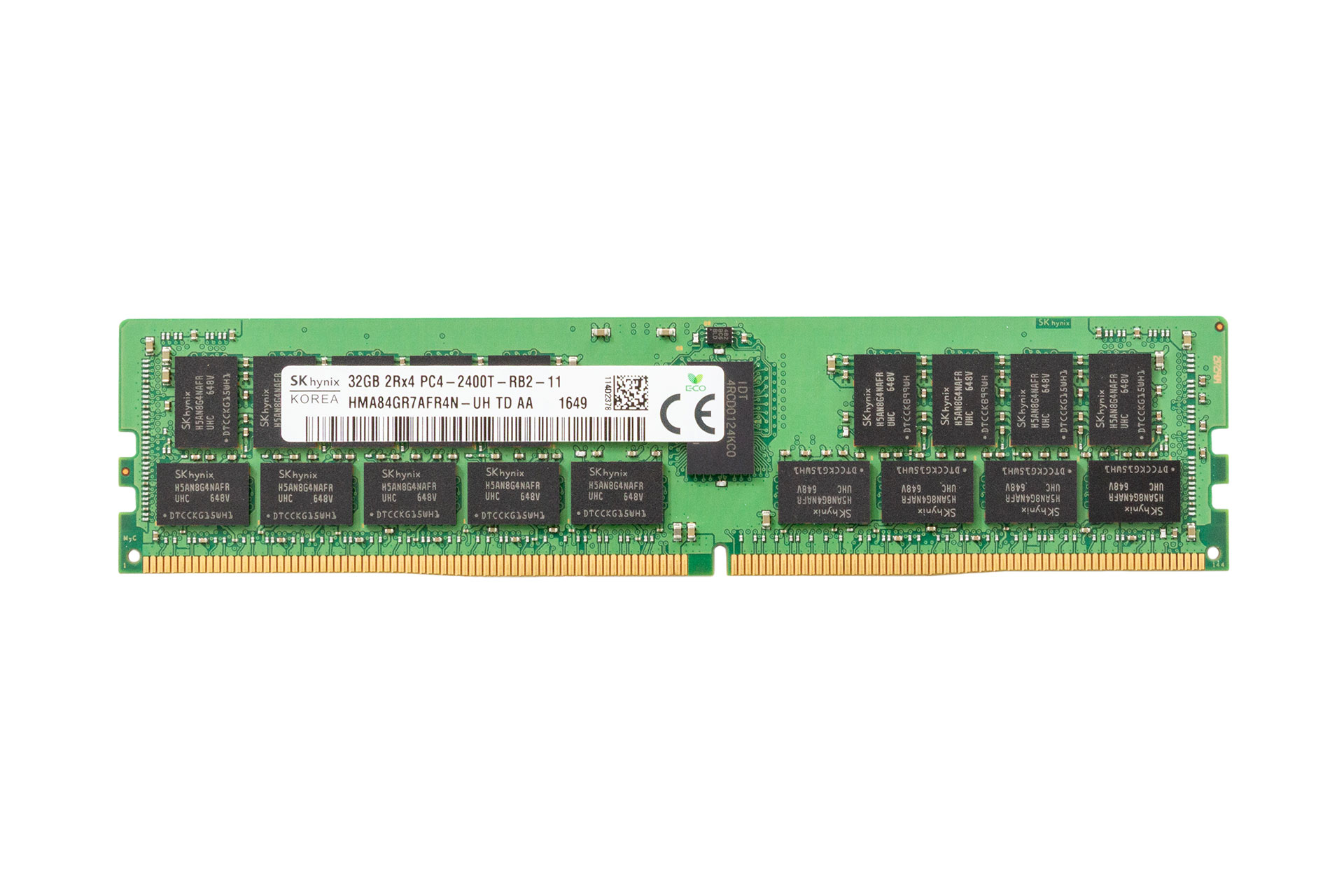 HPE 32GB DDR4 RAM 2Rx4 PC4-2400T-R regECC HPE 32GB DDR4 RAM 2Rx4 PC4-2400T-R regECC