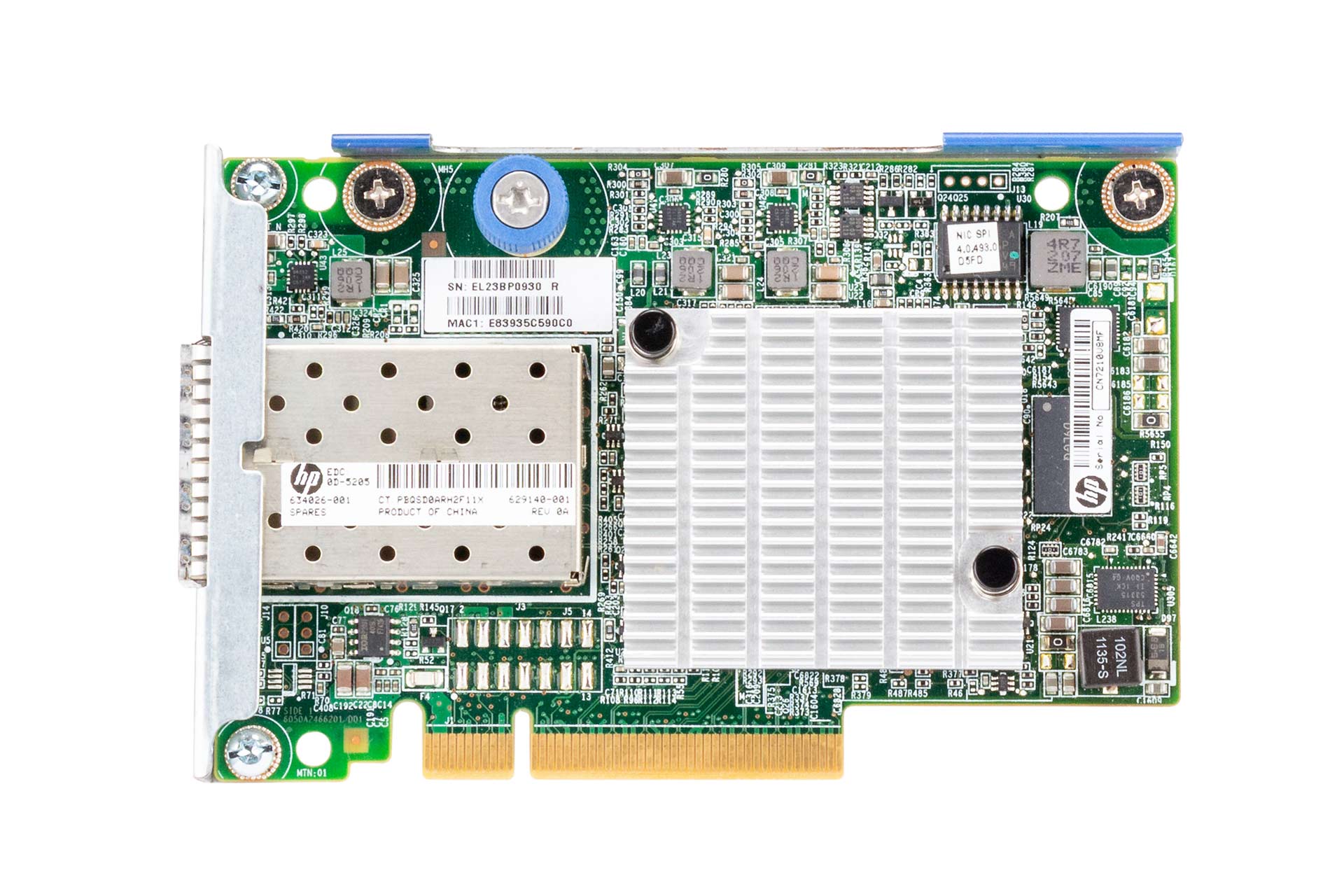 HPE FlexFabric 554FLR-SFP+ 10Gb Netzwerkkarte Ethernet SFP+ Dual Port PCIe NIC