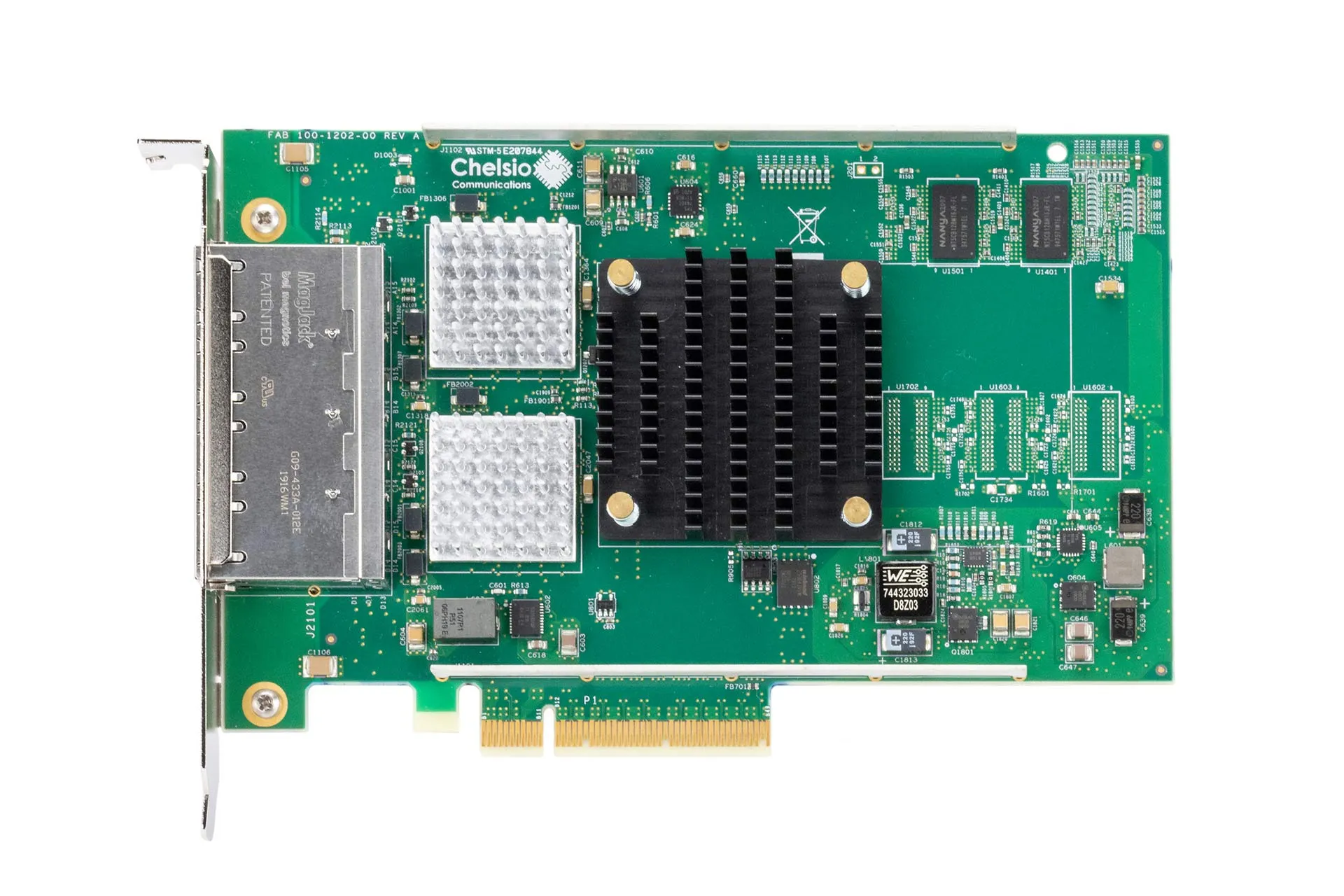 DELL Chelsio T540-BT 10GbE Netzwerkkarte RJ45 Quad Port PCI-e NIC