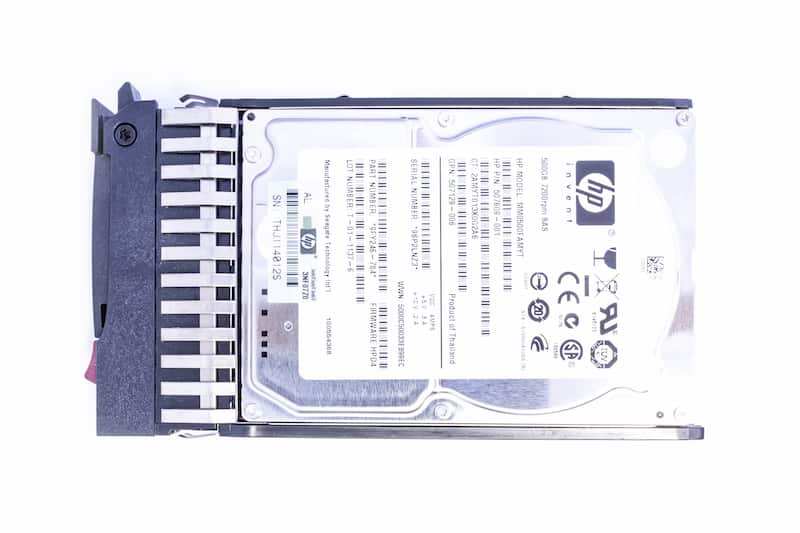 HPE HDD 500GB 6G SAS 7.2k 2.5" DP