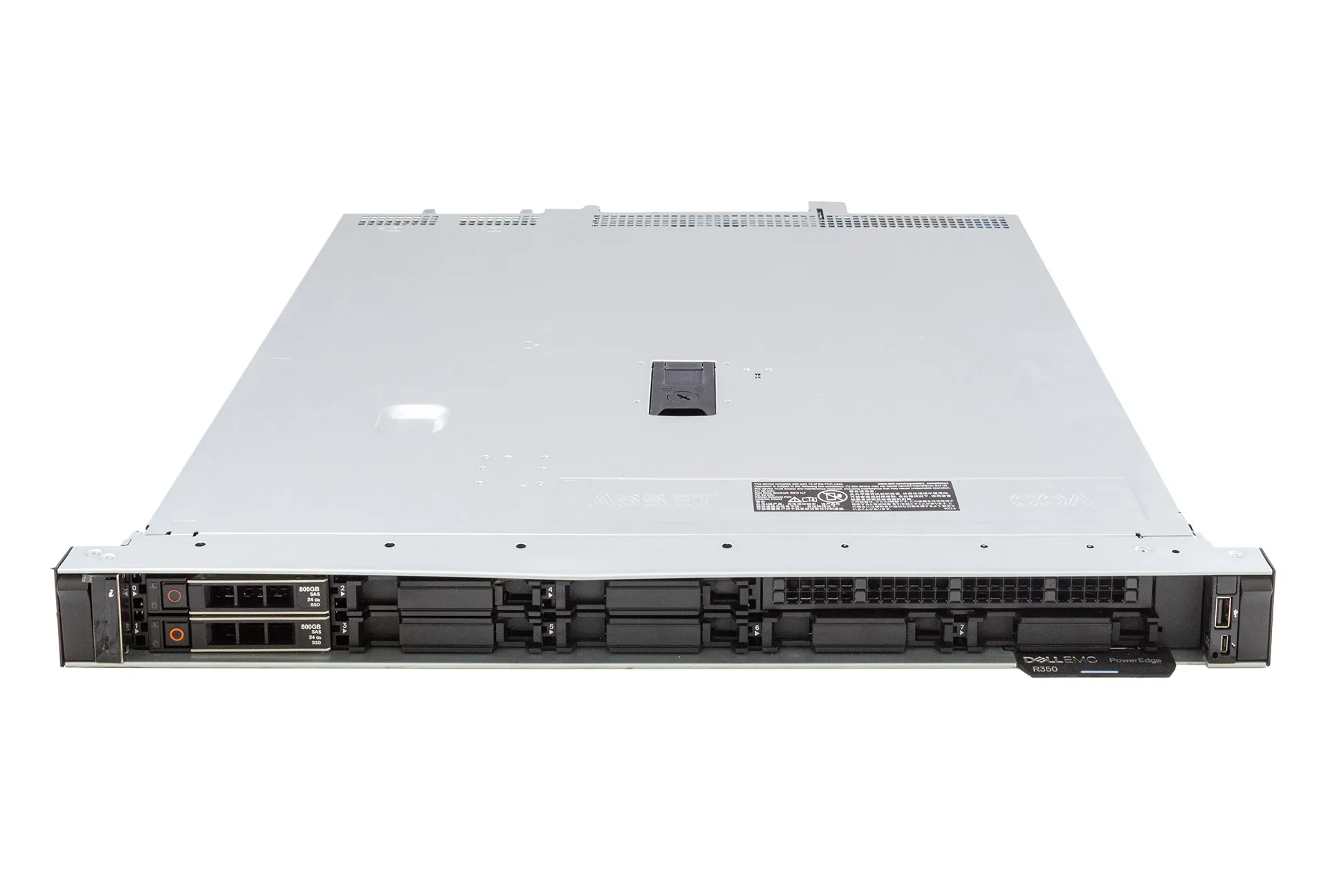 DELL PowerEdge R350 Rack Server, 1x E5-2314, 2.8GHz, 4-Core, 32GB PC4, 8xSFF, H355