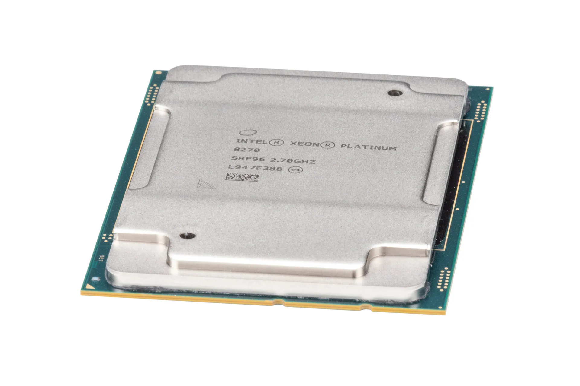 Intel Xeon Platinum 8270 Server Prozessor, 26-Core, 2.70GHz, 35.75MB Cache, 205W TDP Intel Xeon Platinum 8270 Server Prozessor, 26-Core, 2.70GHz, 35.75MB Cache, 205W TDP