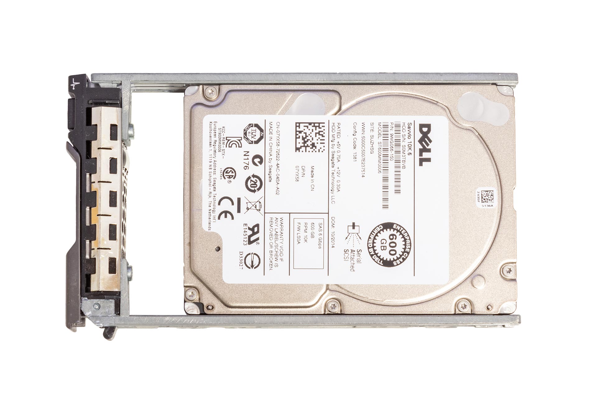 07YX58 DELL HDD 600GB 6G SAS 10k 2.5", top 07YX58 DELL HDD 600GB 6G SAS 10k 2.5", top