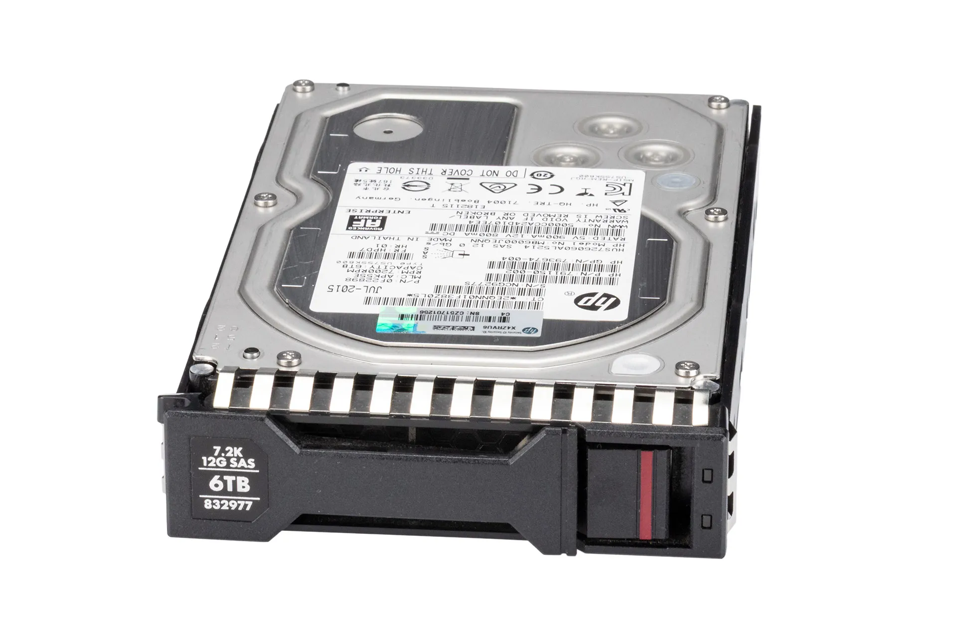 HPE 6TB 12G SAS HDD 7.2k, 3.5 Zoll LFF Storage Festplatte für StoreVirtual, 512n MDL