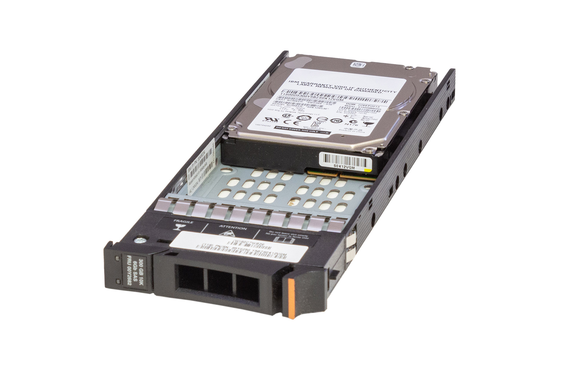 00Y2682 IBM HDD 300GB 6G SAS 10k 2.5", for V7000, cover