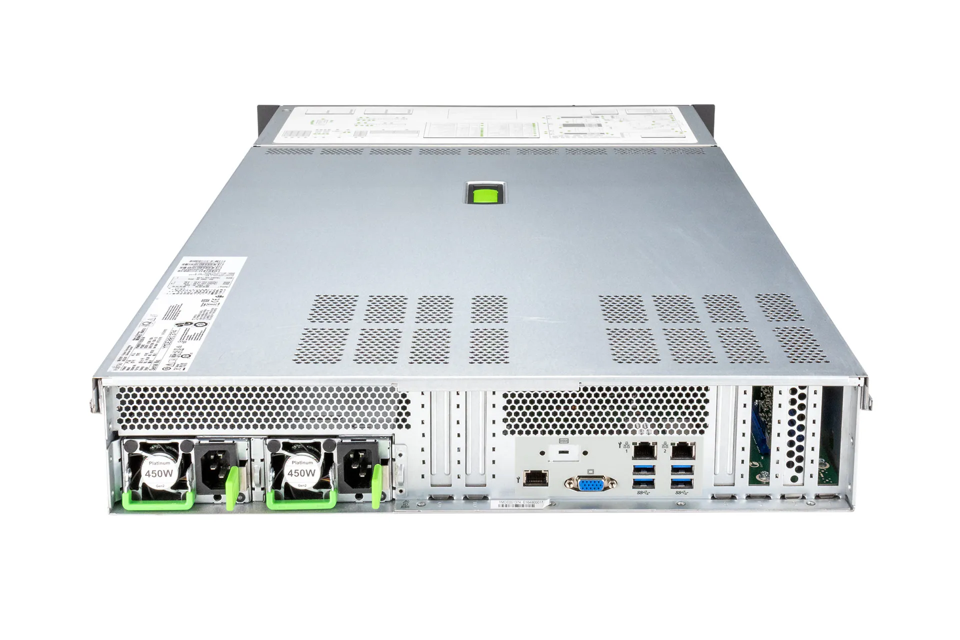 Fujitsu Primergy RX2520 M5 Rack Server, 2x Silver 4110 2.10GHz, 8-Core, 4xLFF, EP400i