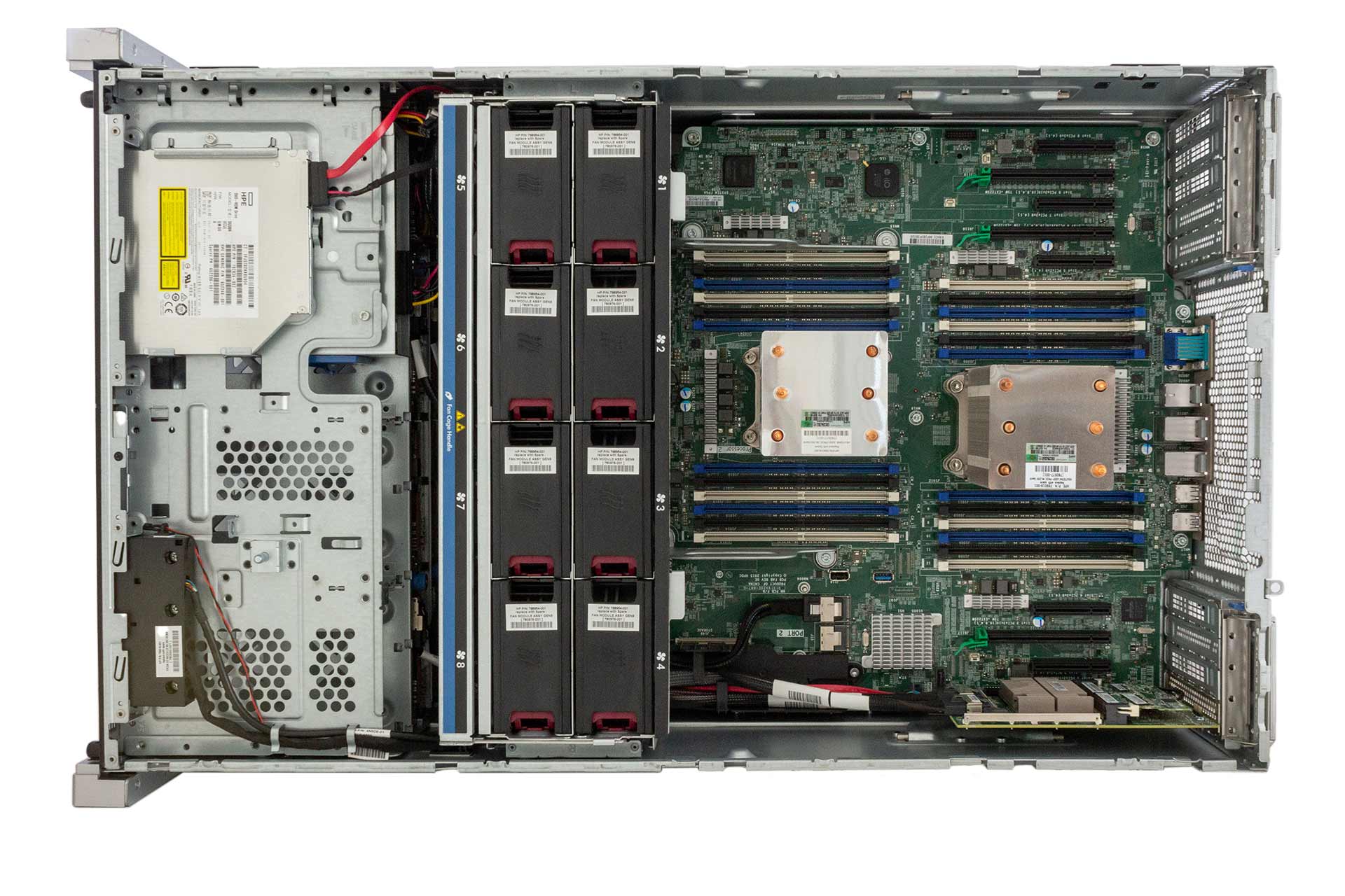 HPE ProLiant ML350 Gen9 Tower Server 2x Xeon E5-2620v4 2.10GHz, 8-core, 16xLFF, DVD-RW, P840ar/4G, 2x800W