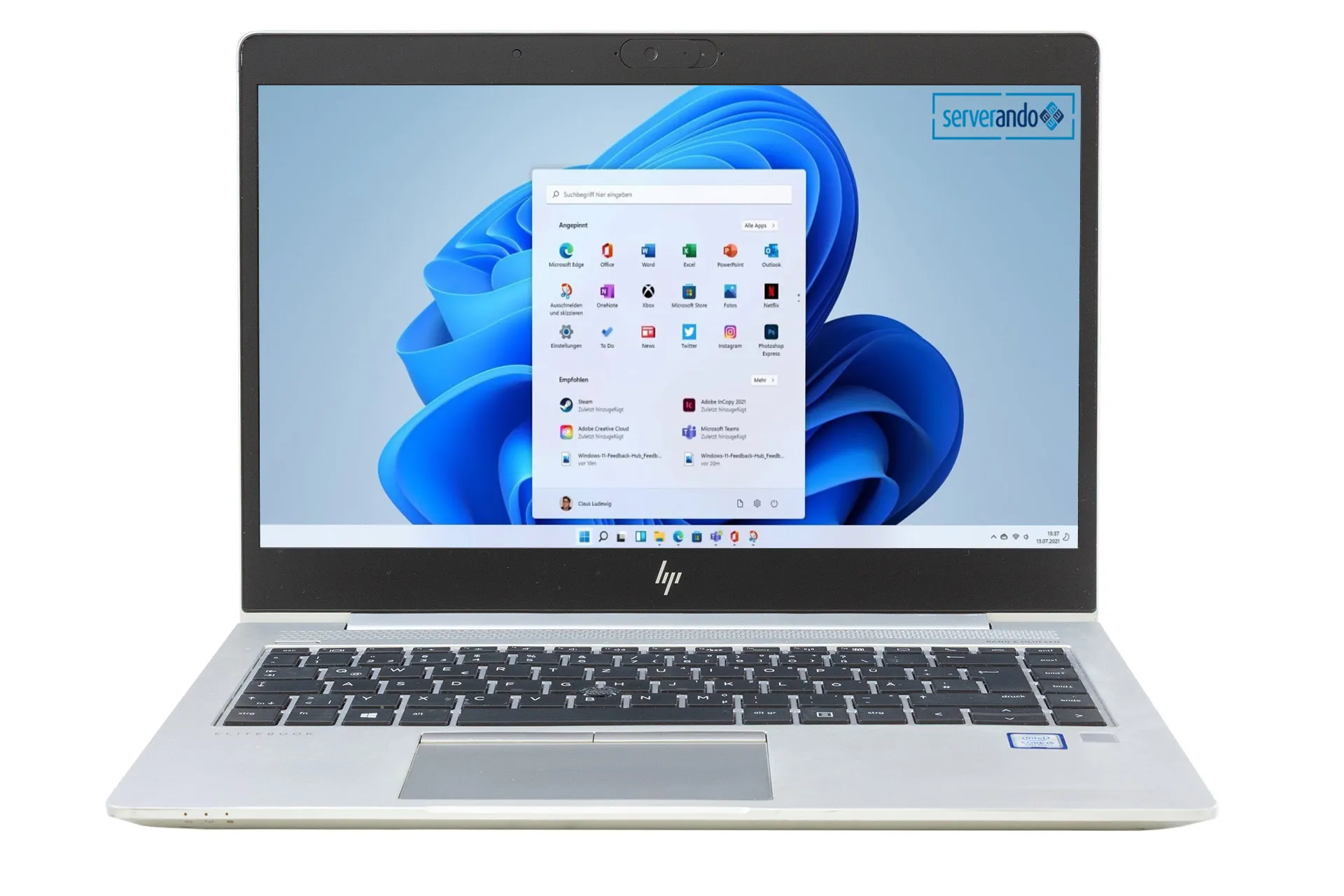 HP EliteBook 840 G5, i5-7200U 2.5GHz, 2-Core, 8GB PC4, 256GB NVMe SSD, 14 Zoll, Win11Pro
