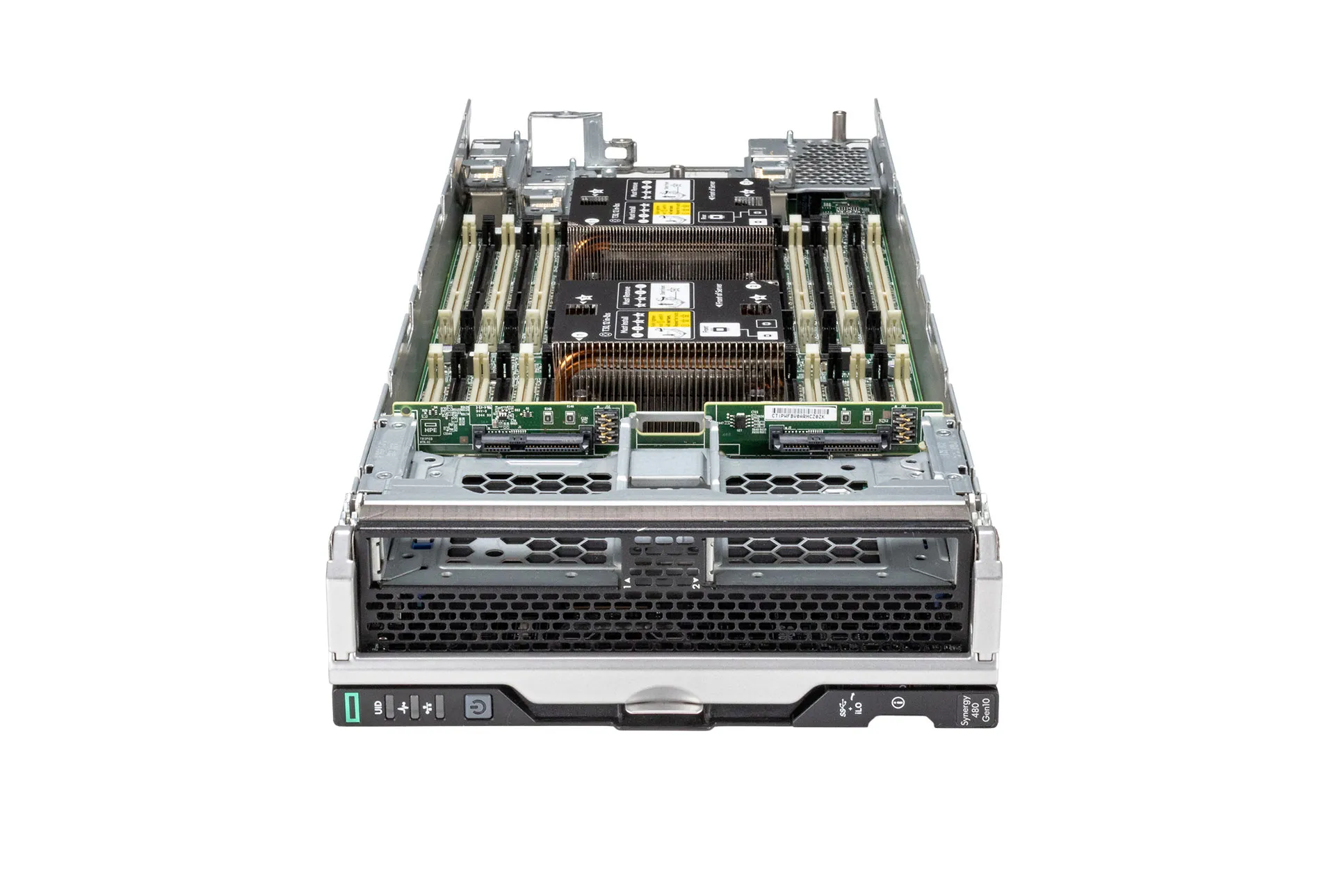 HPE Synergy 480 Gen10 Compute Module, noCPU, noRAM, 2x SFF, E208i-c_SR