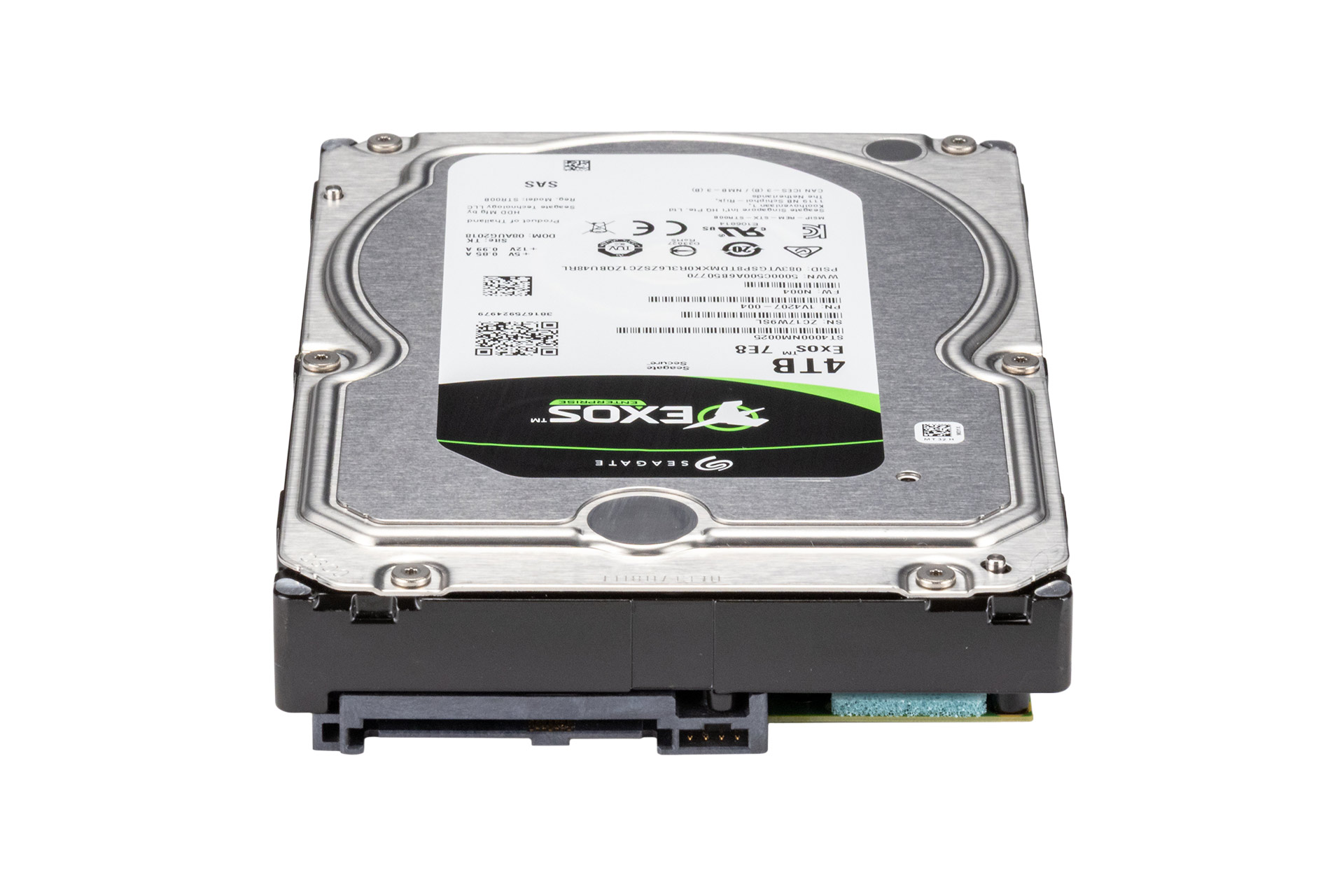 Seagate 4TB 12G SAS HDD 7.2k, 3.5 Zoll LFF Festplatte für Server, EXOS-7E8, 128MB Cache