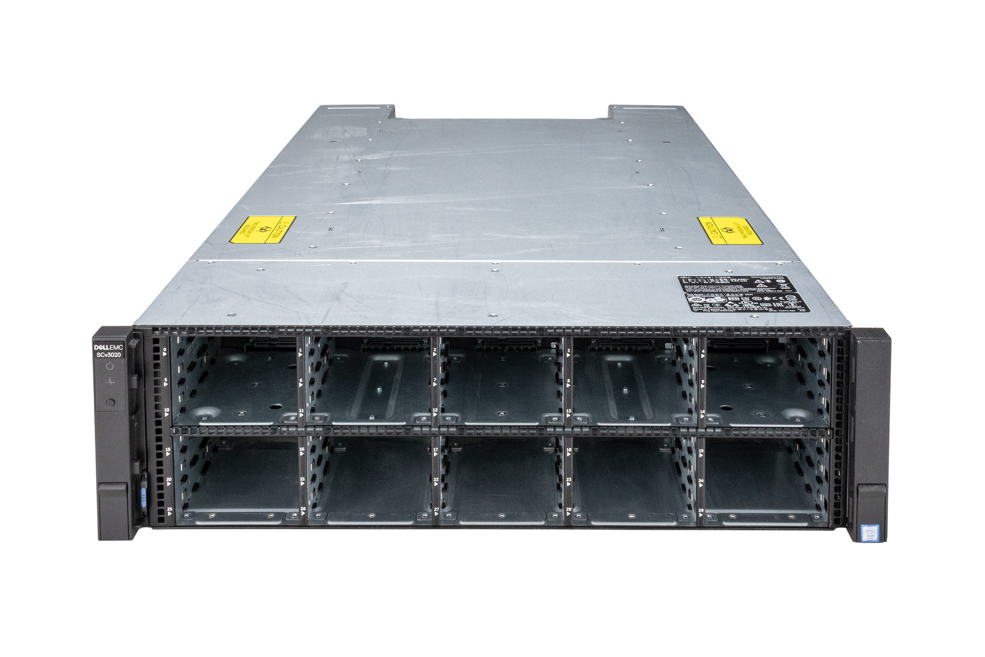 Dell Storage SCv3020, 30x SFF, 2x Controller E18M 12G SAS