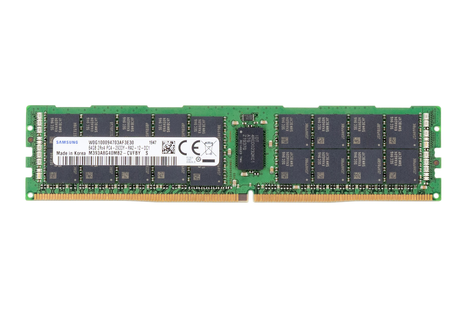 Samsung 64GB DDR4 RAM 2Rx4 PC4-2933V regECC