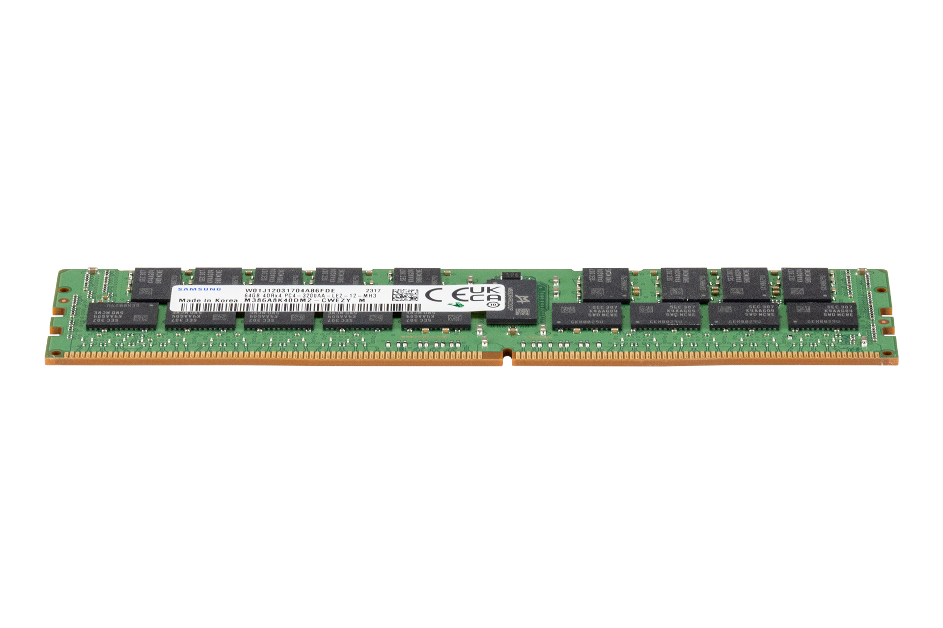 Samsung 64GB DDR4 RAM 4DRx4 PC4-3200AA-LE2 regECC