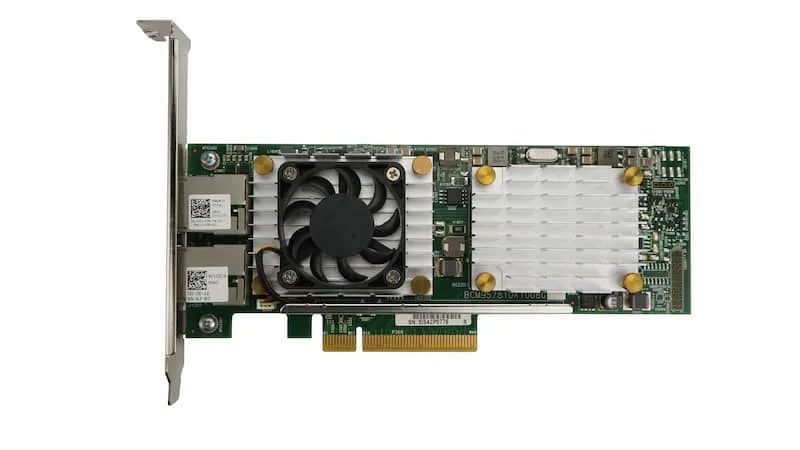DELL NIC Broadcom 57810S 10GbE RJ45 Dual Port, Netzwerkkarte