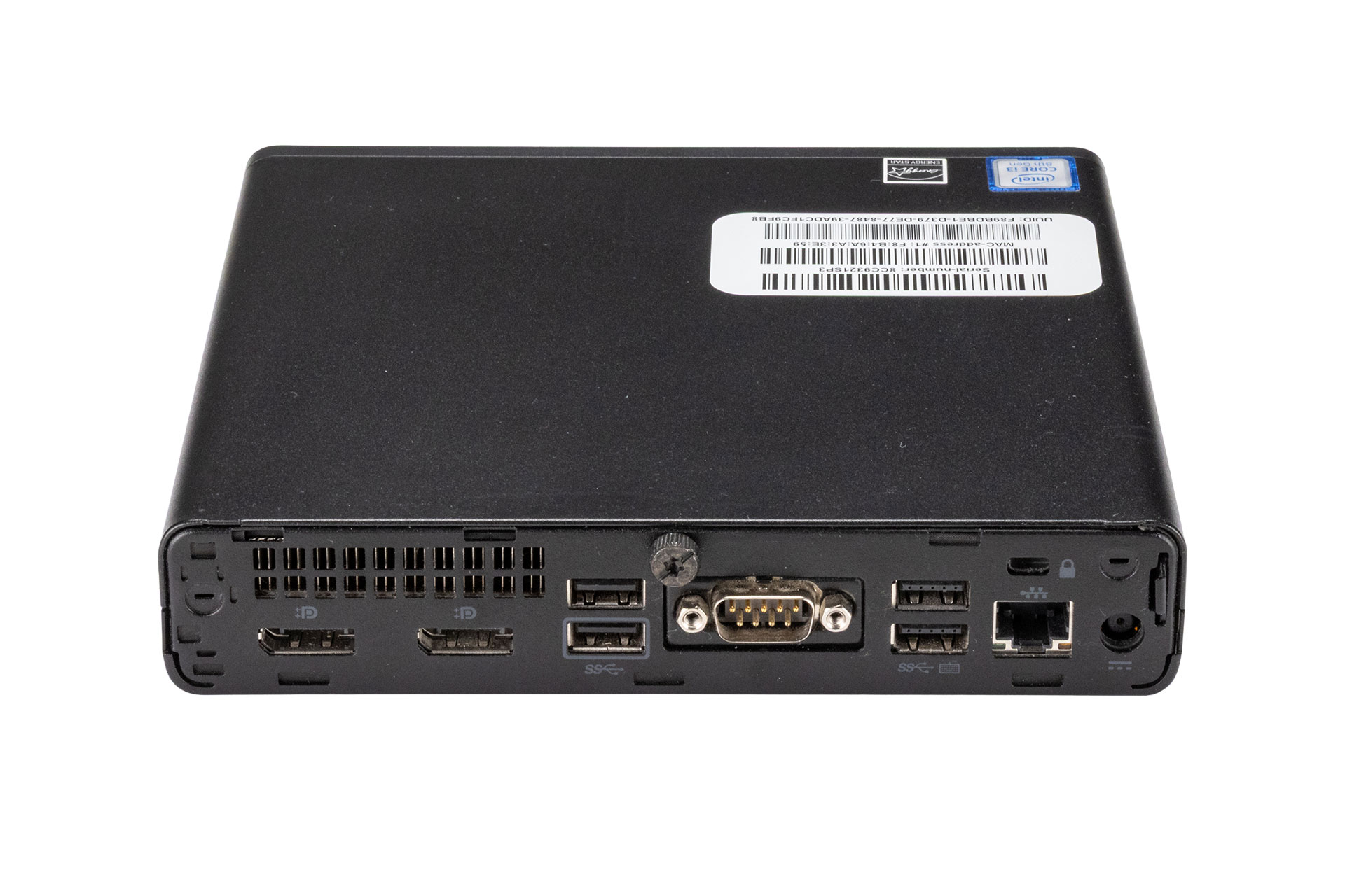HP ProDesk 600 G4 Mini, i3-8100T 3.10GHz, 4-Core, 8GB DDR4, 256GB NVMe SSD, Win11Pro