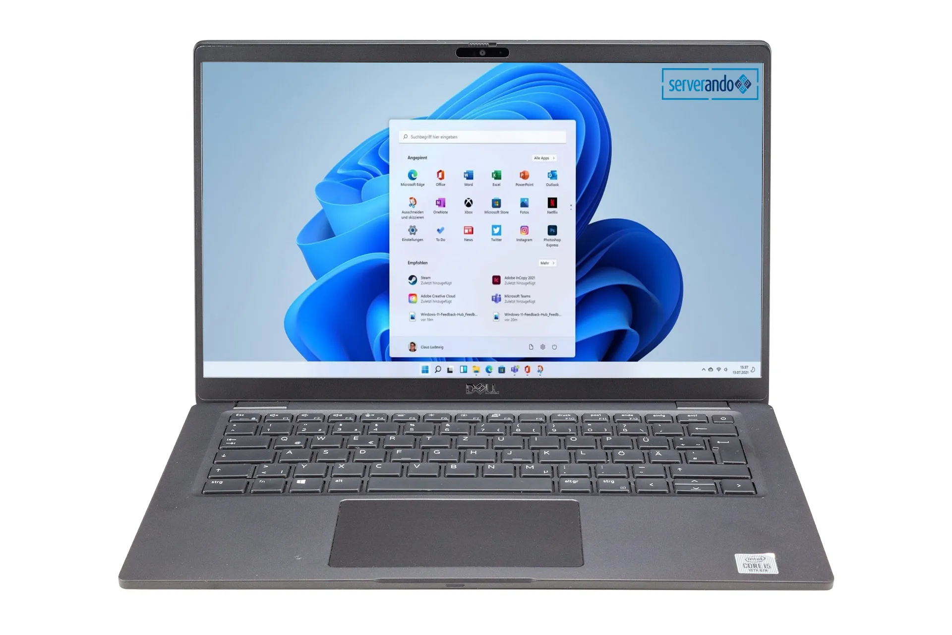 DELL Latitude 7410, i5-10310U 1.7GHz, 4-Core, 8GB DDR4, 256GB NVMe, 14 Zoll, Win11Pro